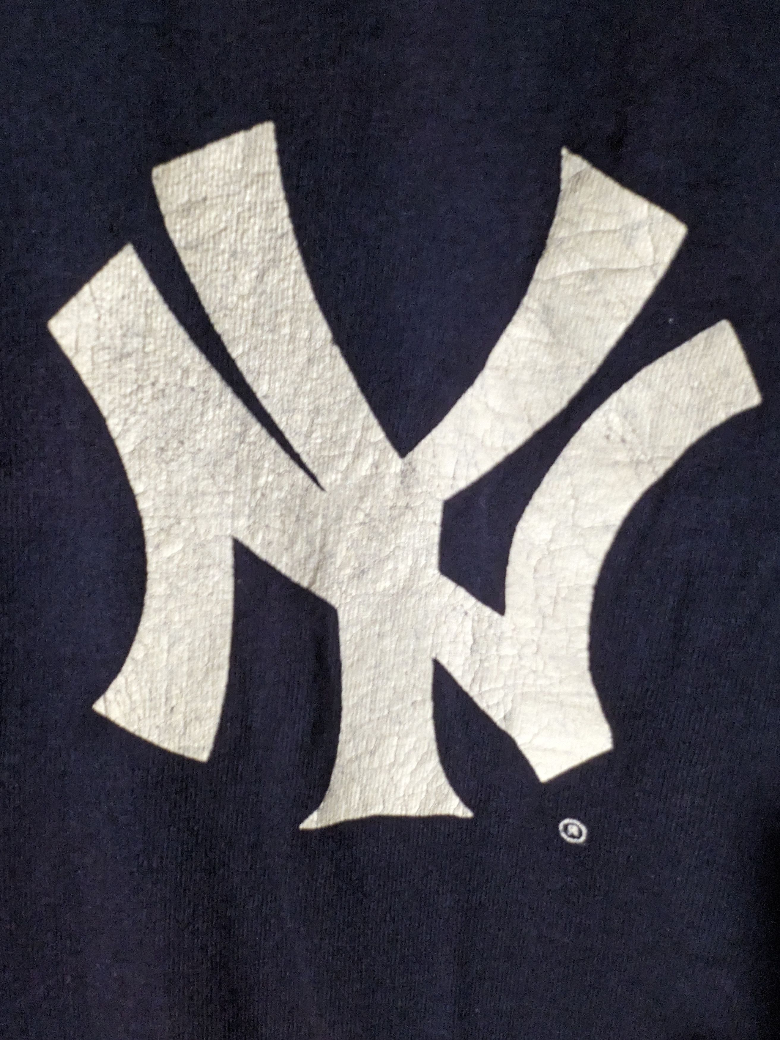 MLB × New York Yankees × Vintage Vintage 90s New York Yankees Jeter MLB Baseball T-Shirt Size US XL / EU 56 / 4 - 8 Thumbnail
