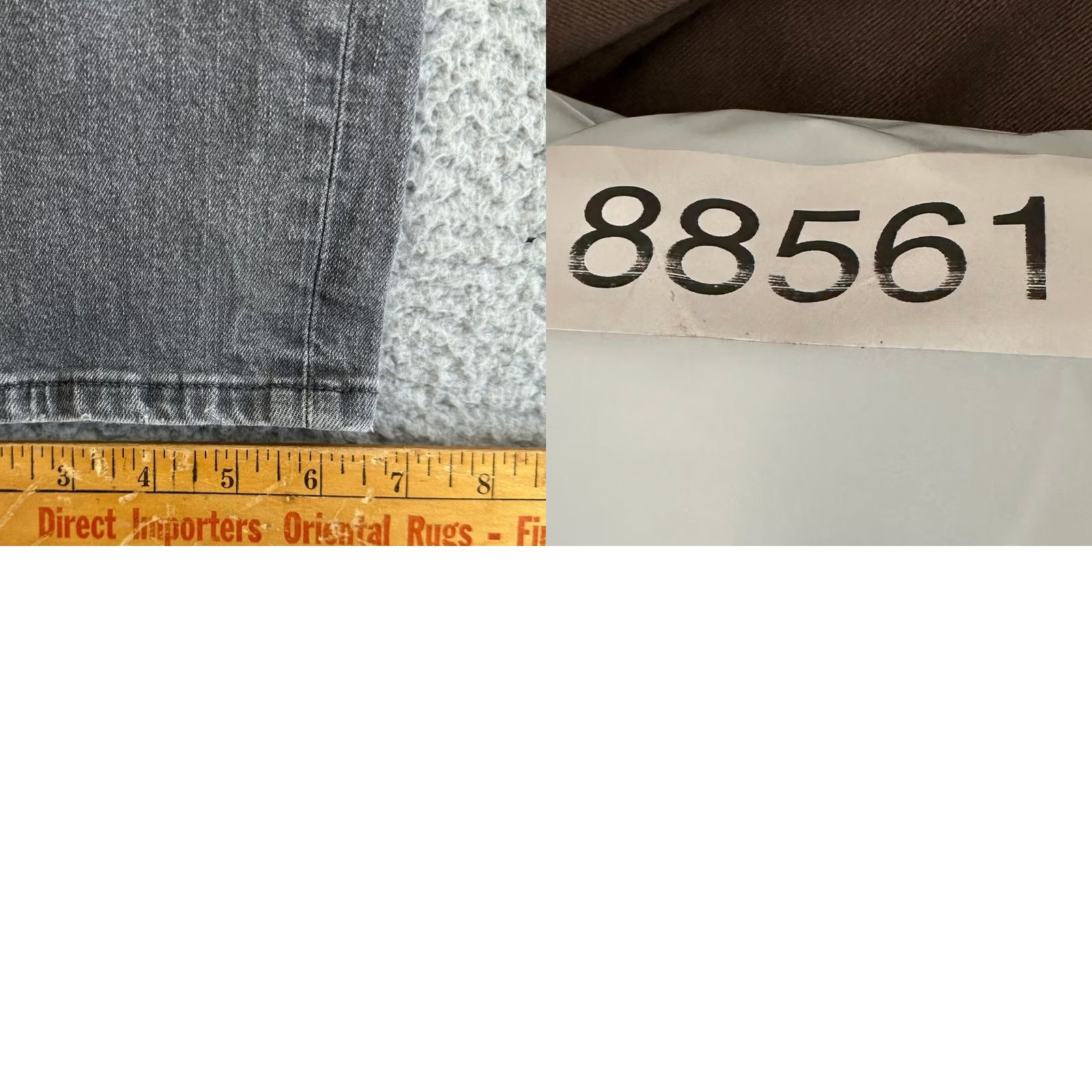 J.Crew VINTAGE? No — J.Crew Flex Jeans Mens 32X30 Gray Slim Fit Stretch 5 Pocket Whiskered Casual EUC Size US 32 / EU 48 - 8 Thumbnail