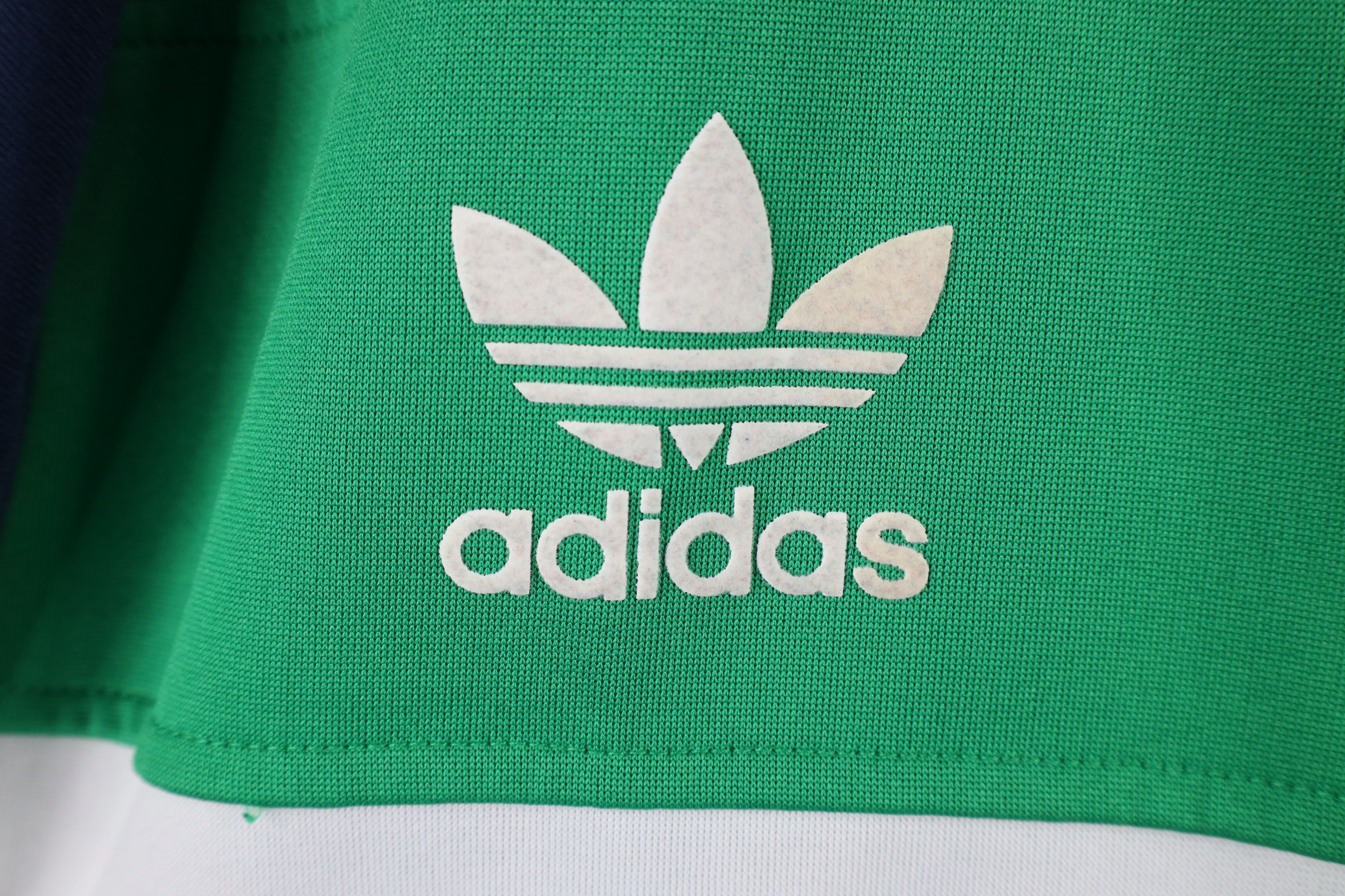 Adidas × Vintage Retro Adidas Striped Notre Dame University Track Jacket Size US L / EU 52-54 / 3 - 5 Thumbnail