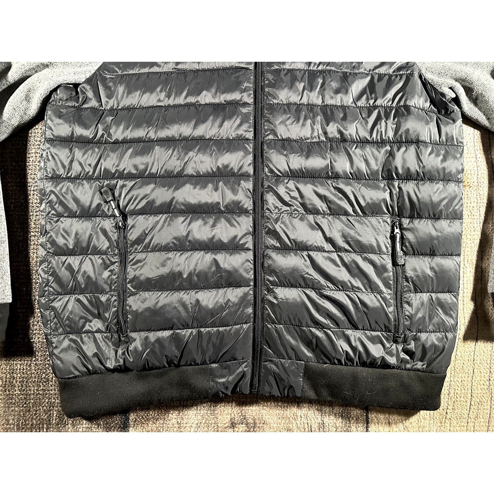 Roper Roper Mens Down Puffer Hooded Jacket Coat Mens Large Black Size US L / EU 52-54 / 3 - 5 Thumbnail