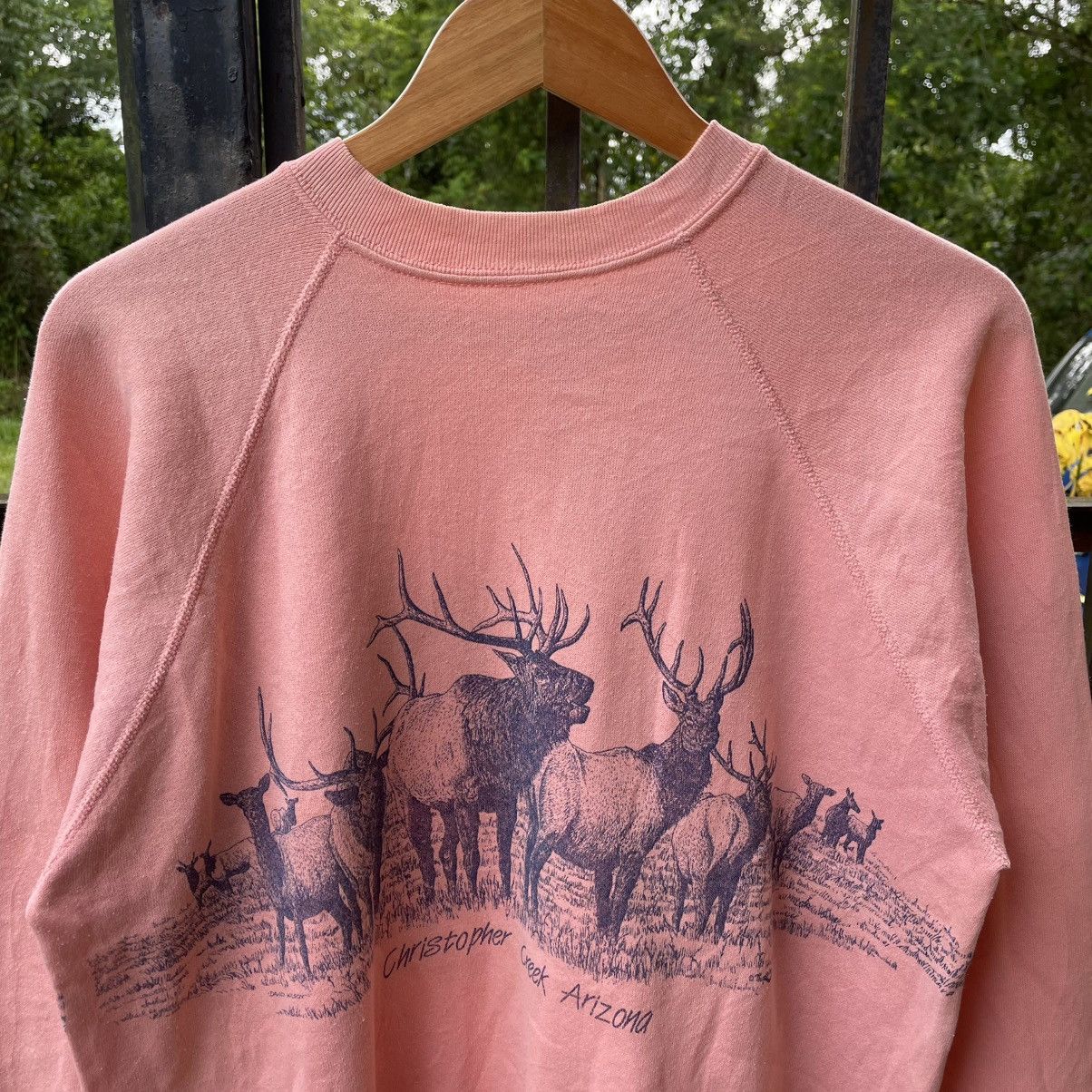 Habitat × Vintage 🔥Vintage 90s Christopher Creek Arizona Mirror Sweatshirts Size US M / EU 48-50 / 2 - 6 Thumbnail