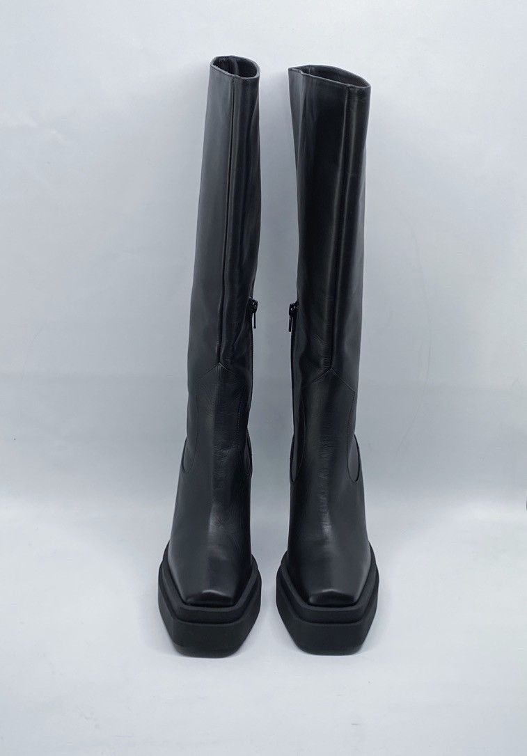 GIA BORGHINI Gia Borghini Texan Leather Platform Knee-High Boots size 37 Size US 7 / IT 37 - 2 Thumbnail