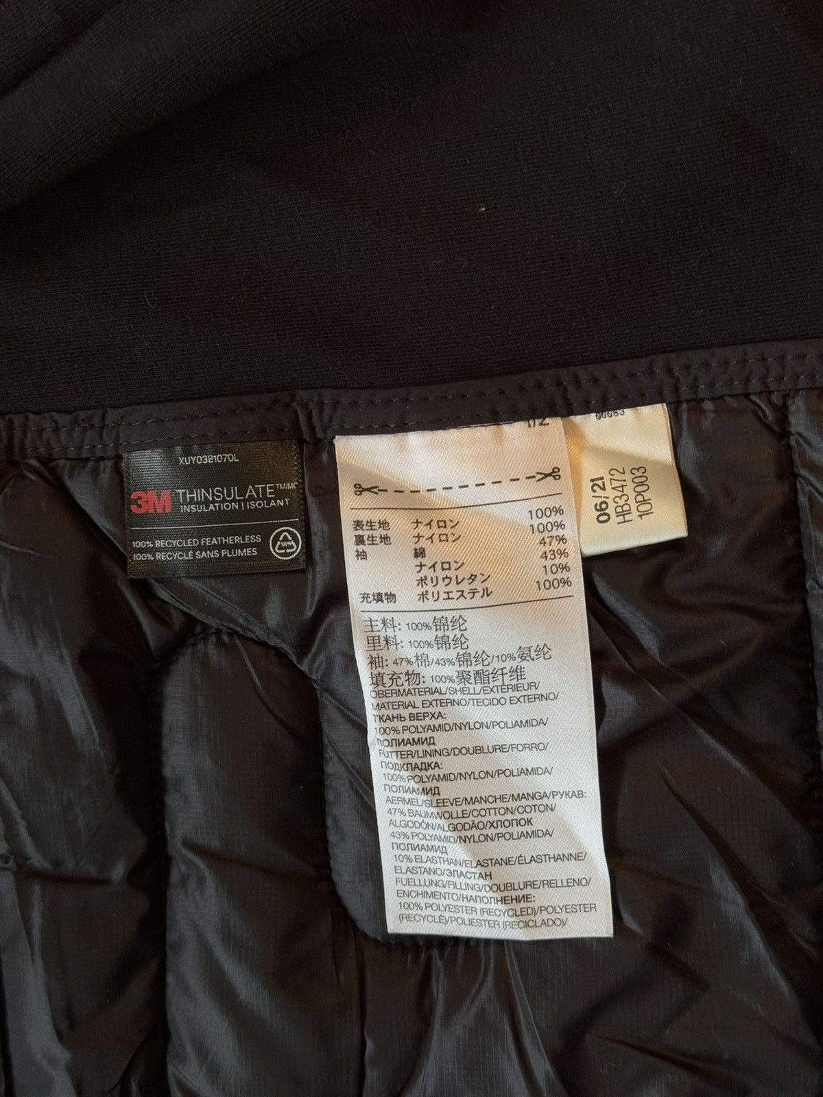 Adidas × Y-3 × Yohji Yamamoto Yohji Yamamoto x Adidas Y-3 quilted black vest gilet Size US S / EU 44-46 / 1 - 7 Thumbnail