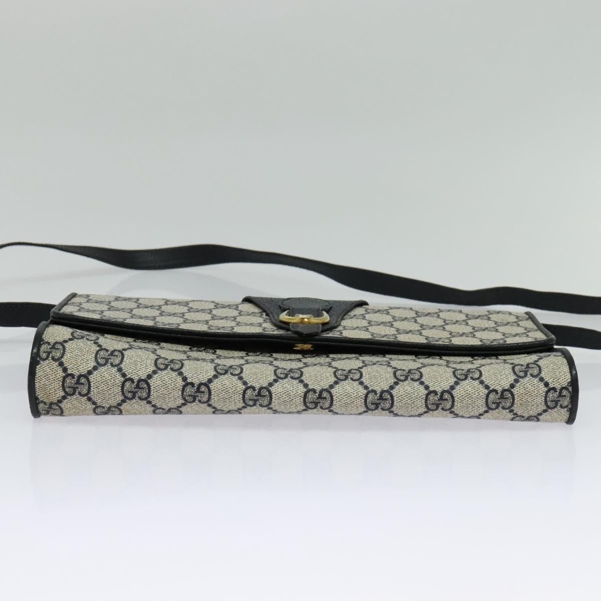 Gucci GUCCI GG Supreme Shoulder Bag Pvc Navy Gold Size ONE SIZE - 10 Thumbnail