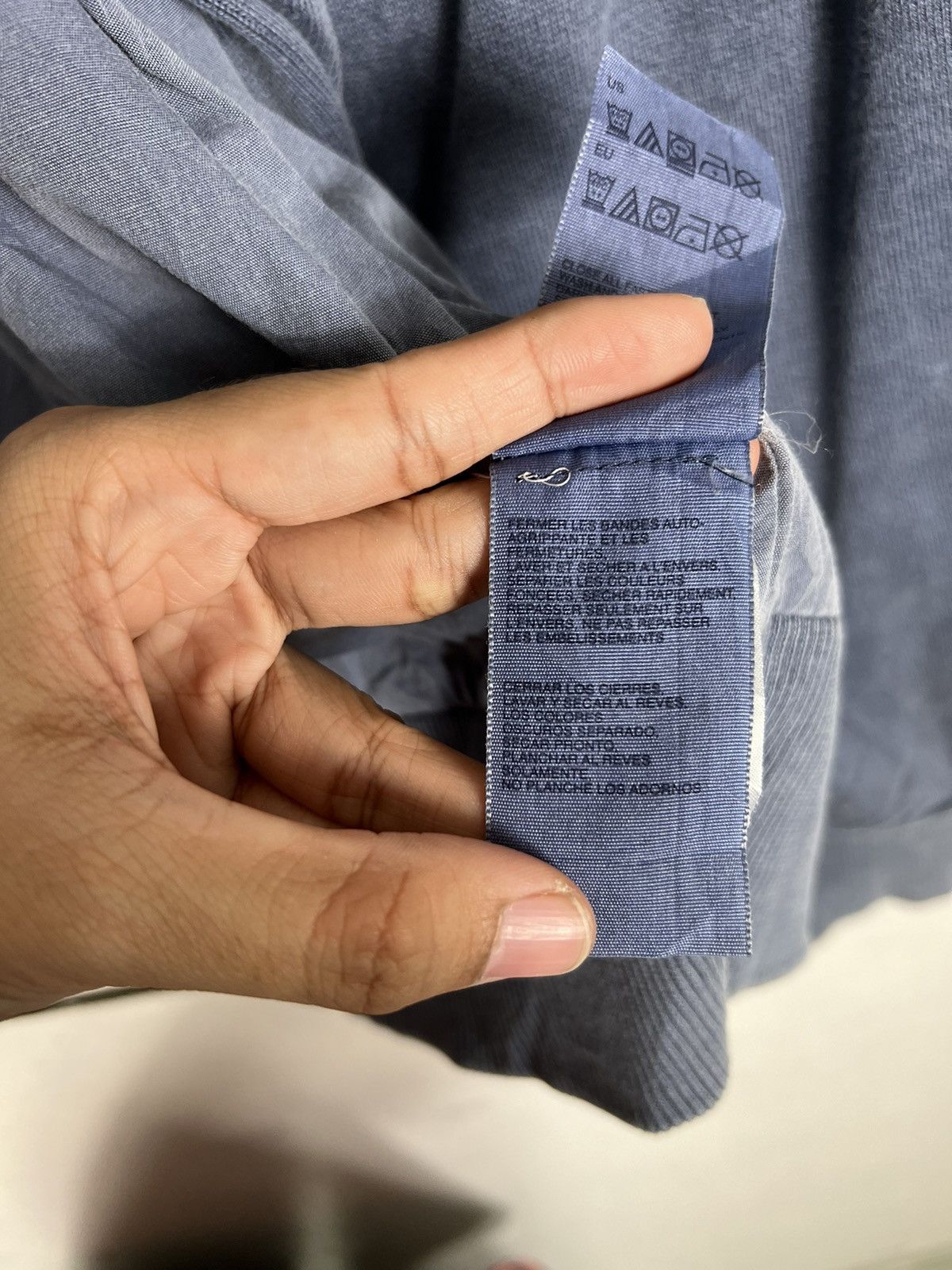 Tommy Hilfiger 🔥 TOMMY HILFIGER BLUE INDIGO SWEATER JACKET Size US M / EU 48-50 / 2 - 18 Thumbnail