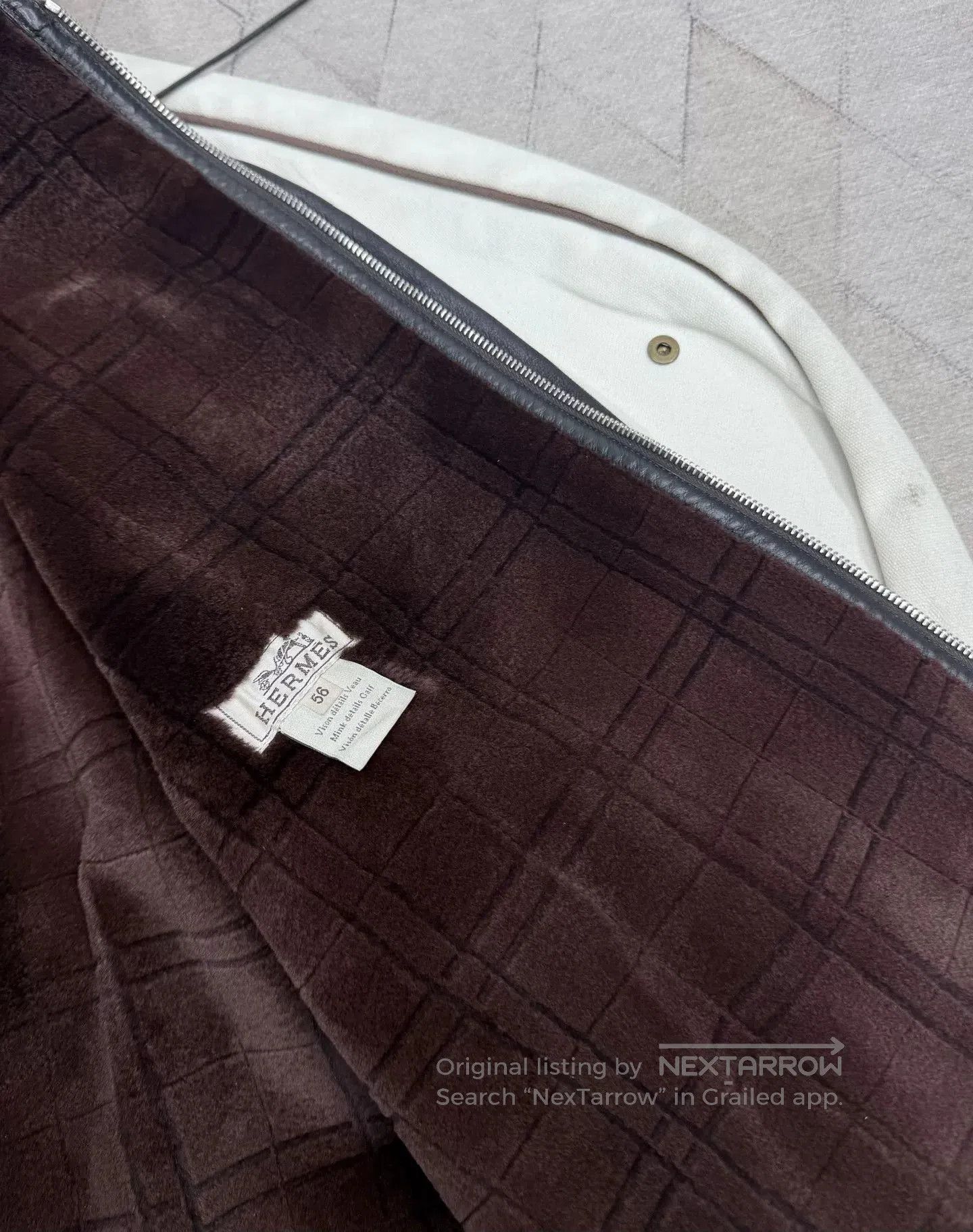 Hermes Hermes Autumn Winter Hooded Mink Jacket. Size US XL / EU 56 / 4 - 4 Thumbnail