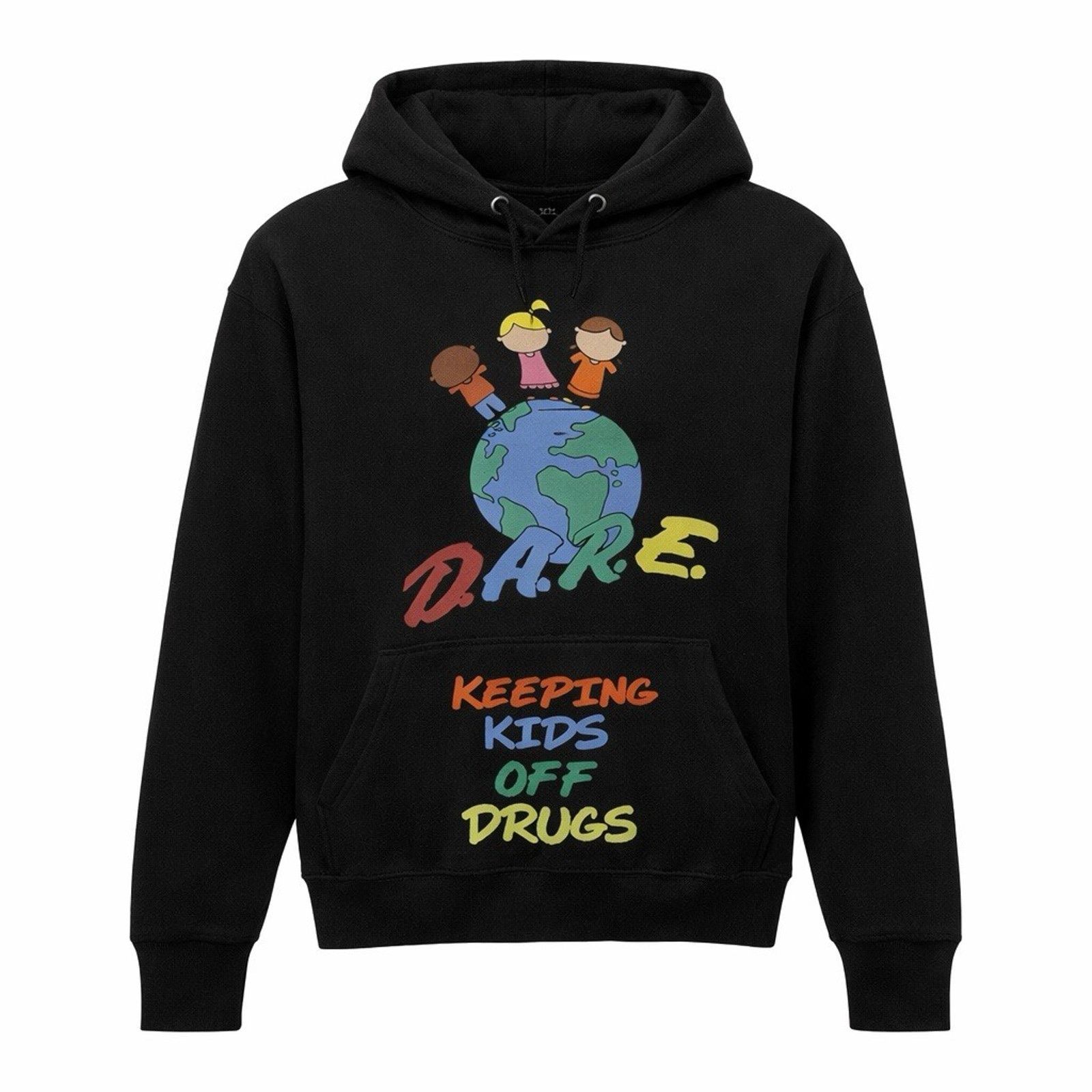 D.A.T.E. DARE Hoodie Sweatshirt Size S Graphic Drugs- Skater, Alt Size US S / EU 44-46 / 1 - 1 Thumbnail