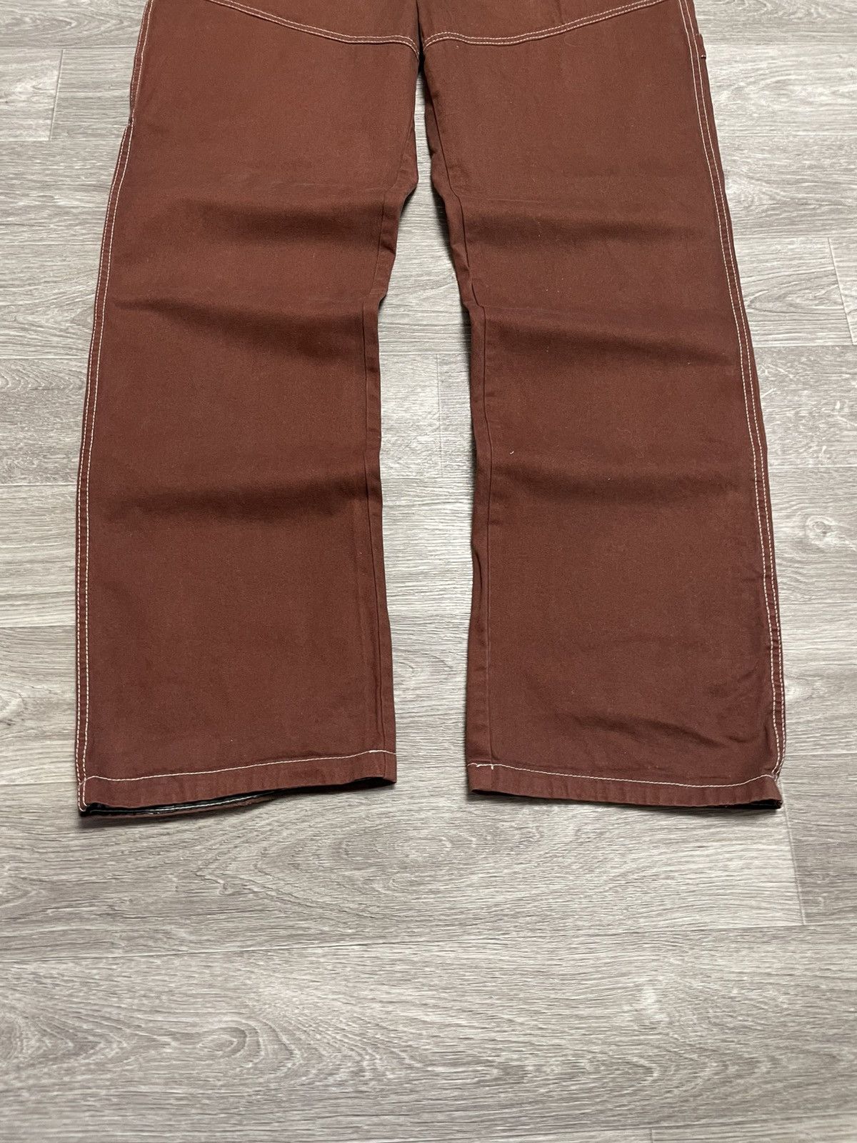 Fubu Vintage FUBU Brown Carpenter Pants Rap 90s Size US 35 - 5 Thumbnail
