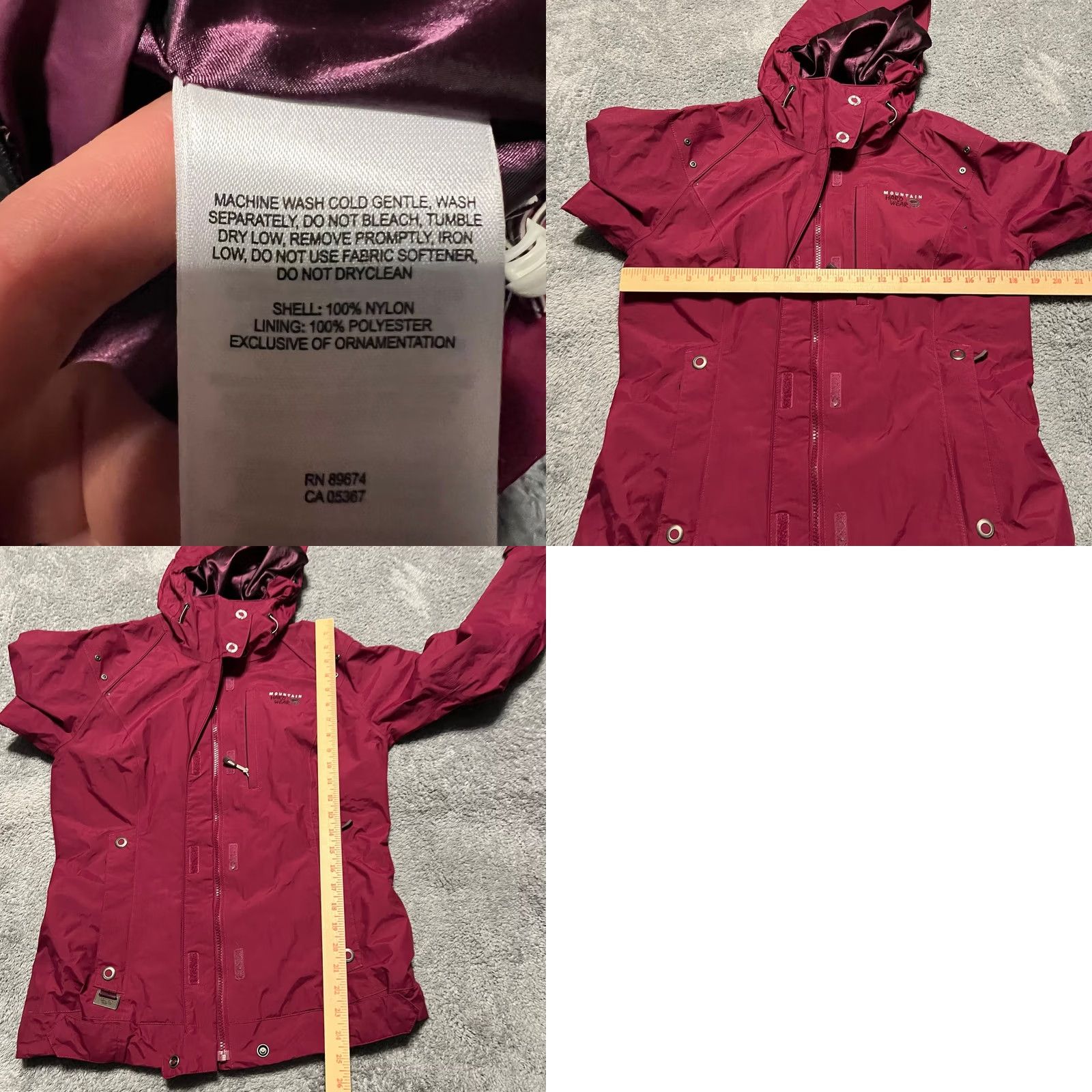 Mountain Hardwear Mountain Hardwear Jacket Womens Small Pink Hooded Rain Nylon Coat S Womens Jacket Nylon Pink Hooded Rain Coat Size S / US 4 / IT 40 - 8 Thumbnail