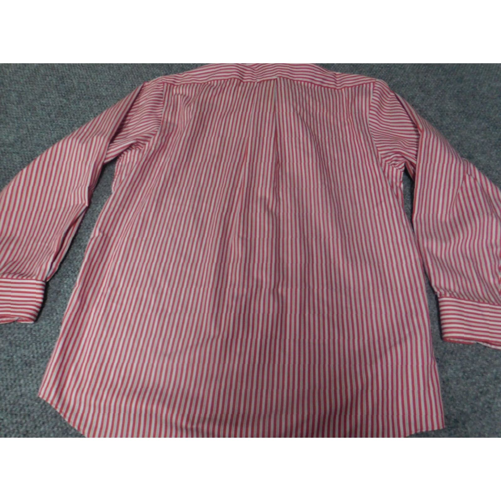 Izod IZOD Shirt Long Sleeve Red Striped Easy Care Button Up Classic Men L Size US L / EU 52-54 / 3 - 7 Thumbnail