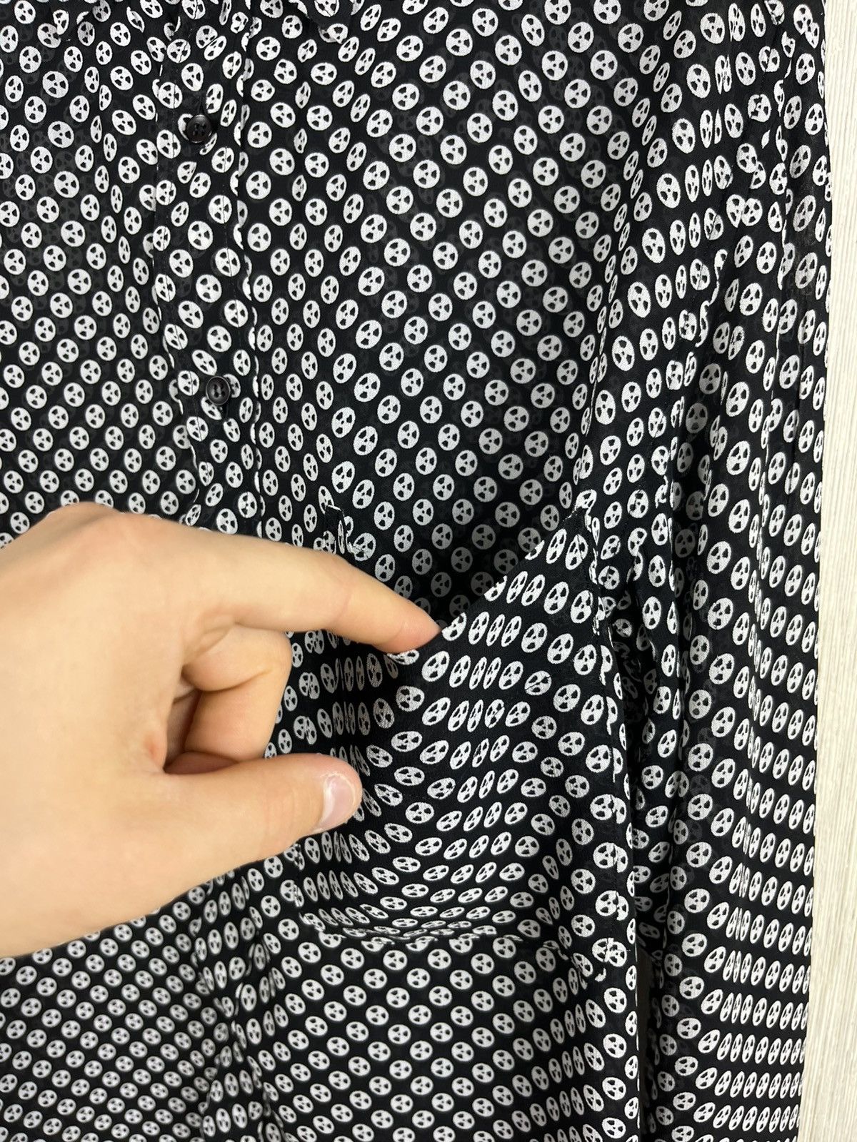 Moschino Vintage Moschino toxic radioactive pocket shirt polka dot Size US S / EU 44-46 / 1 - 7 Thumbnail