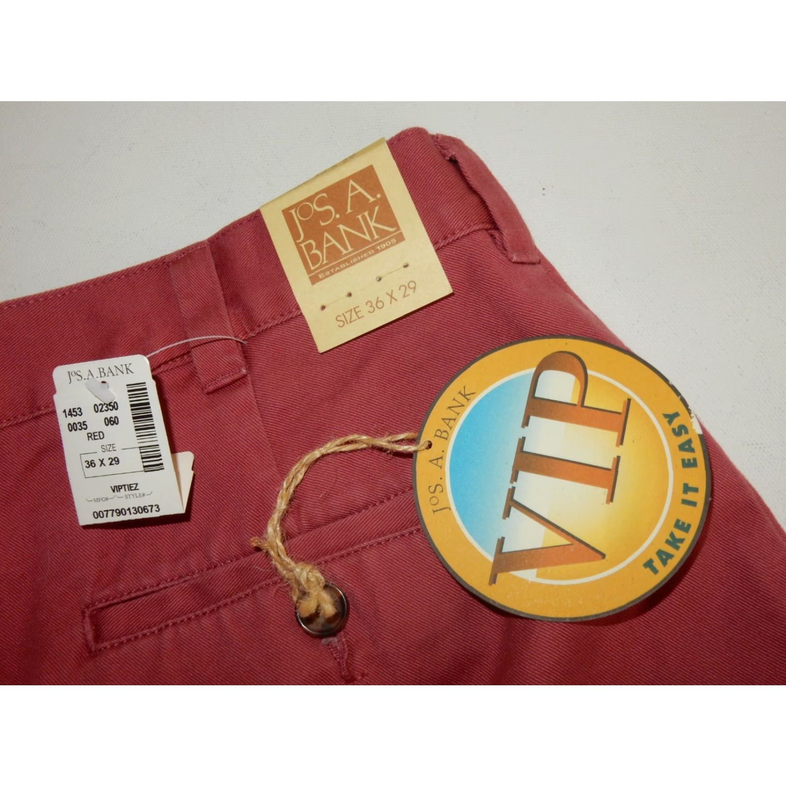 Jos. A. Bank VINTAGE Jos A. Bank Men's Chino Pants Size 36x29 Regular Cotton Pink Men's Size US 36 / EU 52 - 5 Thumbnail