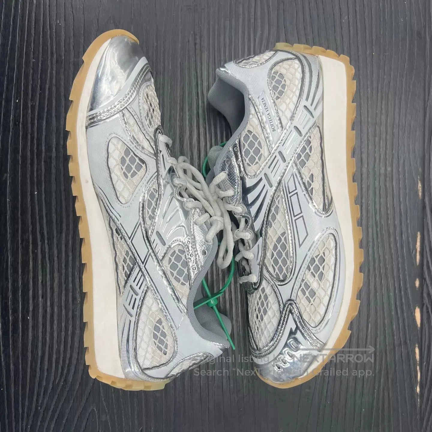 Bvlgari Silver Mesh Low. Size US 9 / EU 42 - 2 Thumbnail