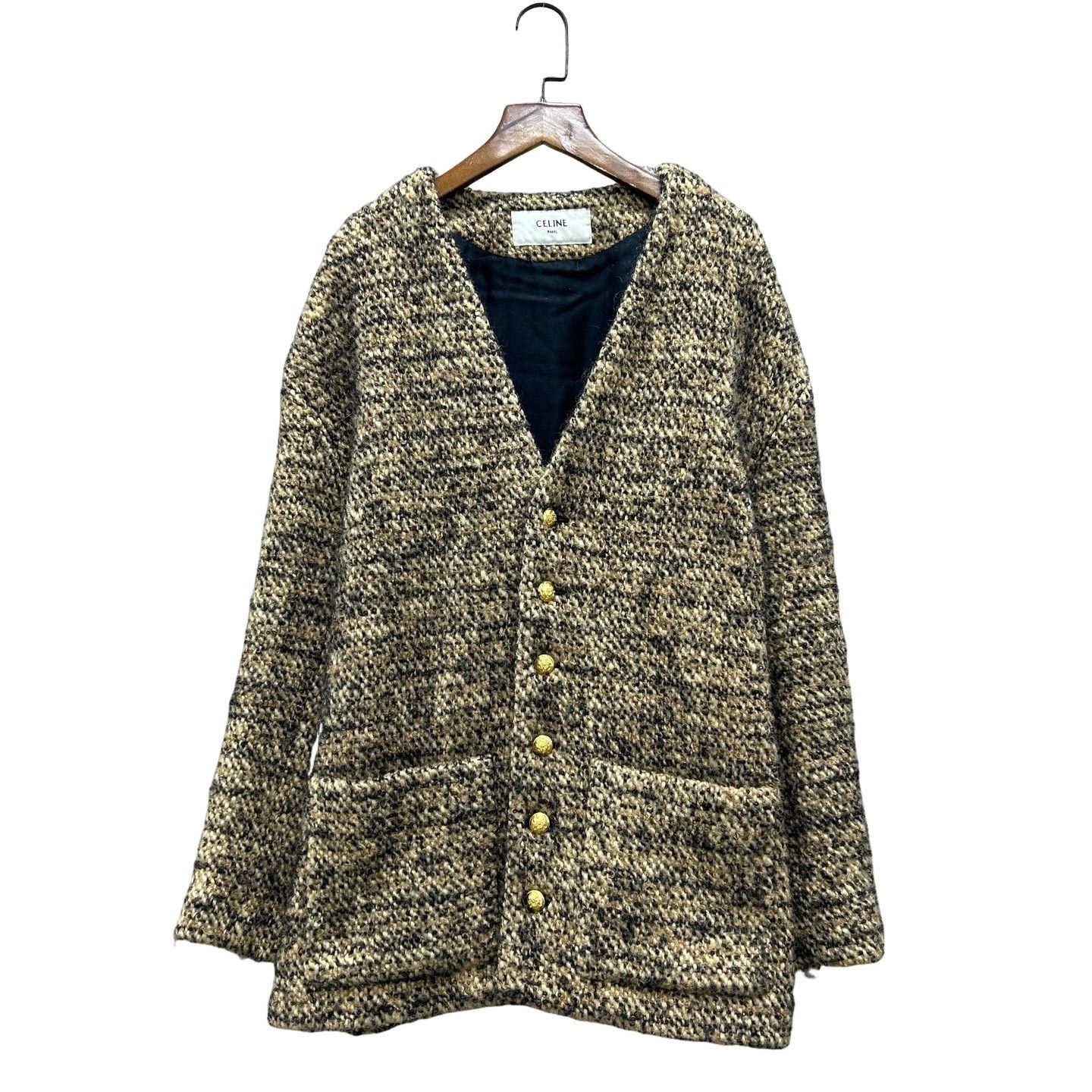 Celine Celine Tweed Coat Size 36 Size XS / US 0-2 / IT 36-38 - 1 Thumbnail