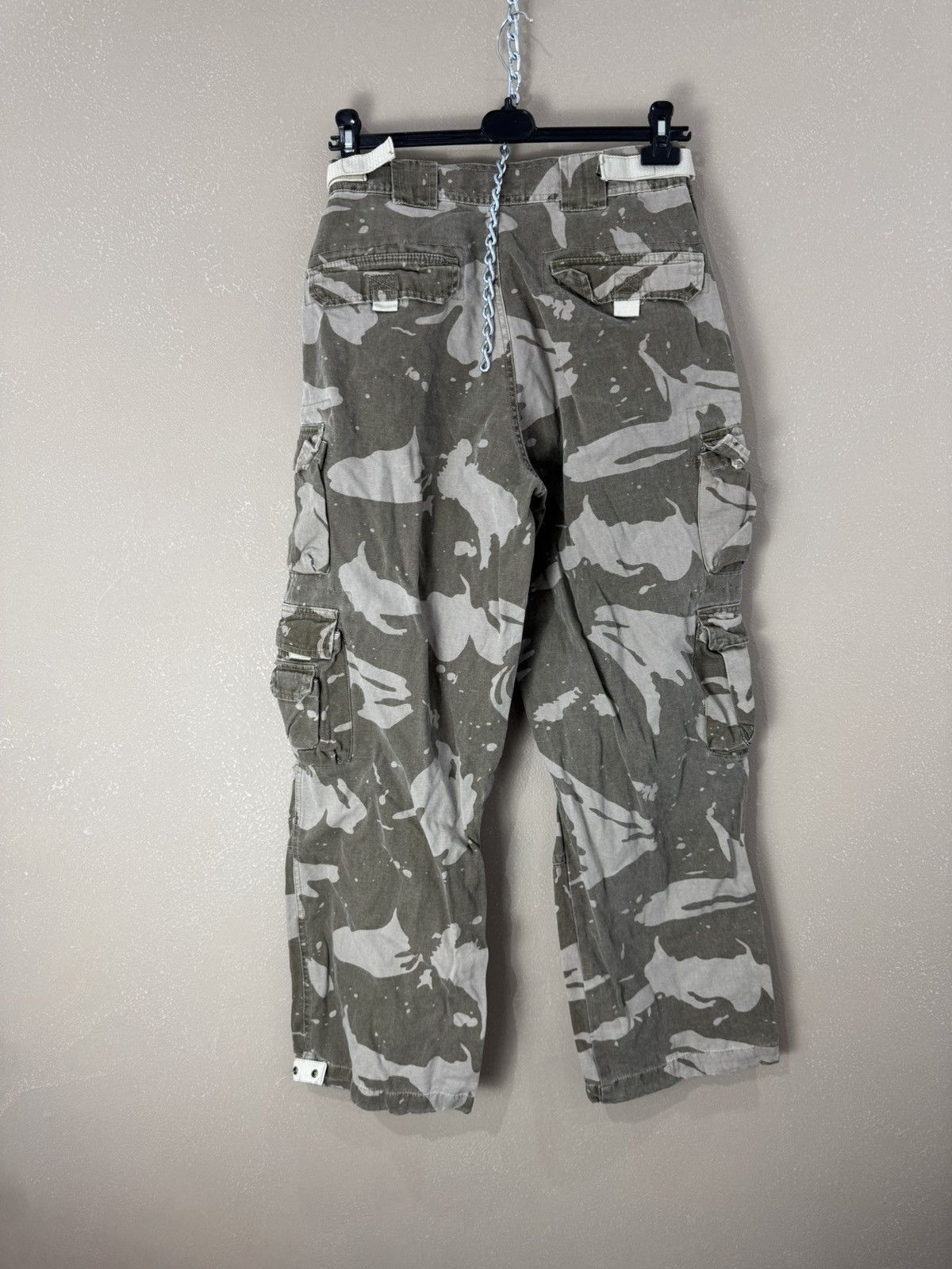 Japanese Brand Vintage Y2K Baggy Military Camo Cargo Pants! 34x32 Size US 34 / EU 50 - 2 Thumbnail