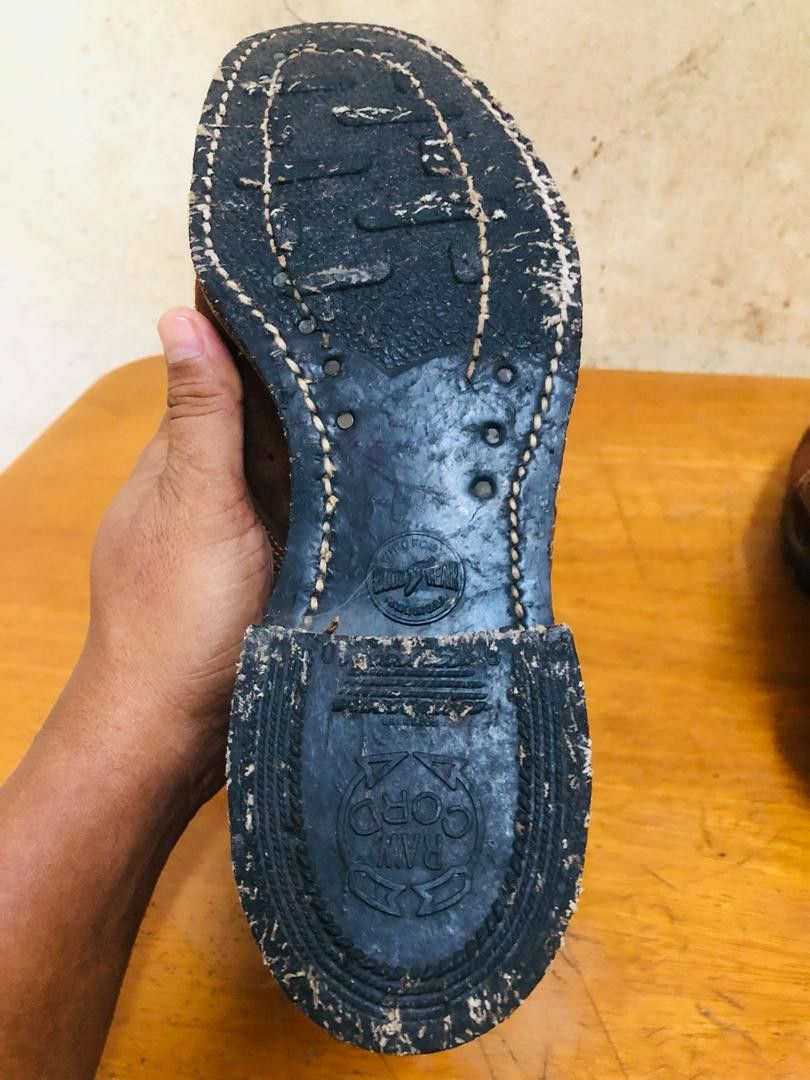 Genuine Leather × Vintage Vintage 40s WW 2 Wingfoot Good Year Made in USA Size US 8 / EU 41 - 4 Thumbnail