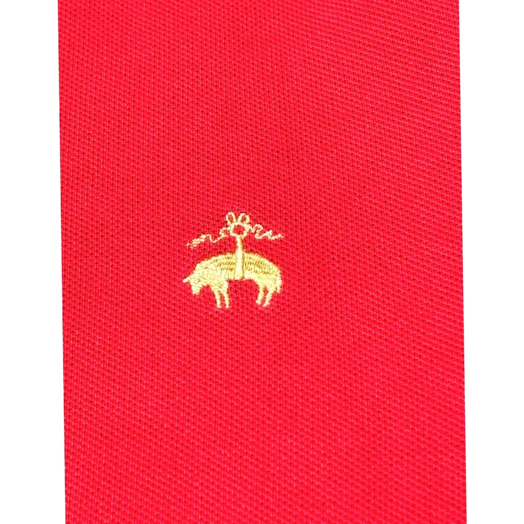 Brooks Brothers Brooks Brothers Polo shirt Mens Large Slim Red Short Sleeve 1818 Cotton Collared Size US L / EU 52-54 / 3 - 2 Thumbnail