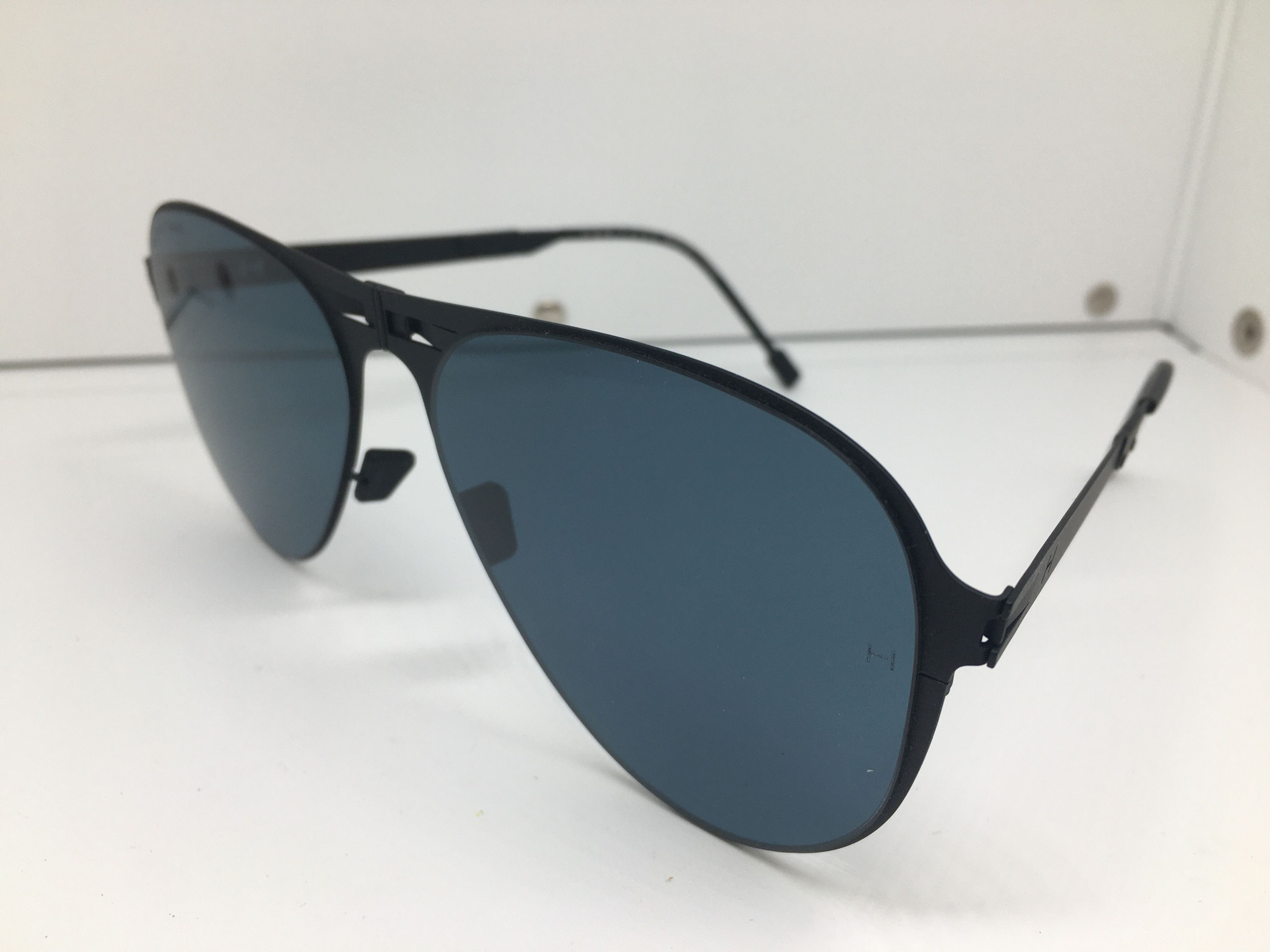 Other Heritage Matte Black Aviator Folded Sunglasses Frame Size ONE SIZE - 3 Thumbnail