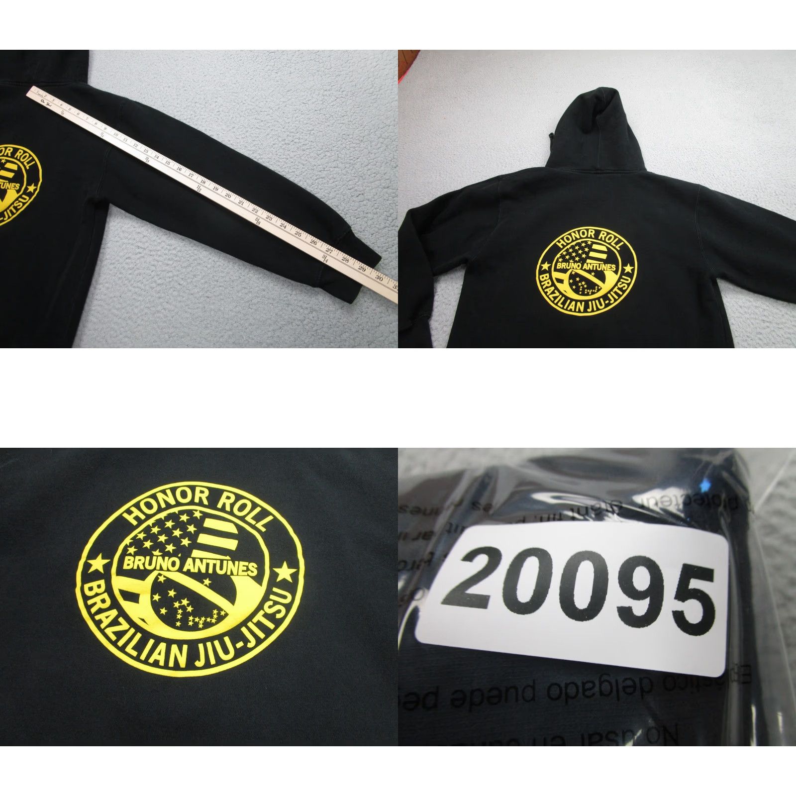 Gildan Honor Roll Hoodie Mens Small Bruno Antunes Brazilian Jiu-Jitsu Pullover Martial Size US S / EU 44-46 / 1 - 8 Thumbnail