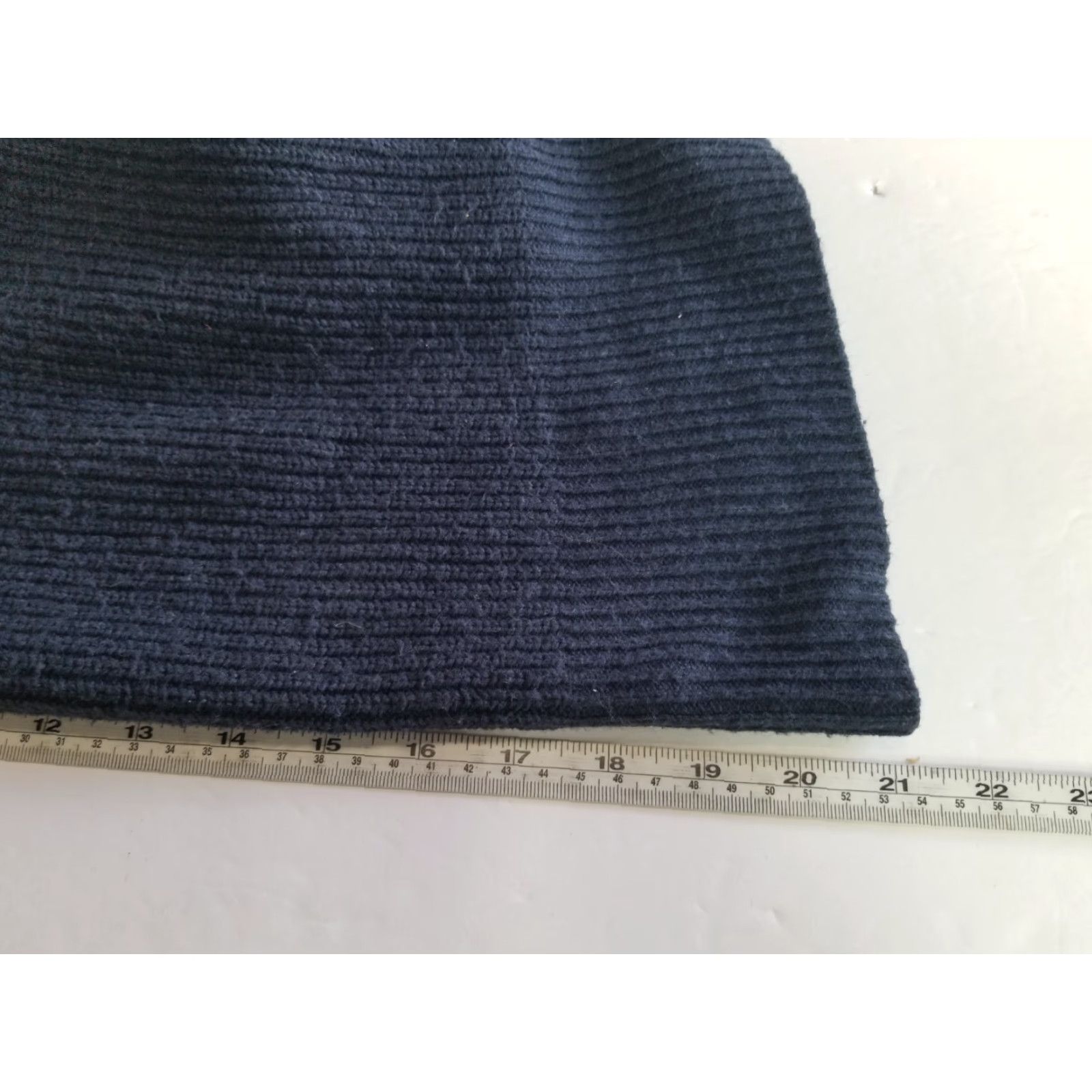Madewell Madewell Sweater Womens XS Gray Blue Pullover Crewneck V-Neck Long Sleeve Striped Knit Stretch Regular Relaxed Cotton Viscose Polyamide Women Size XS / US 0-2 / IT 36-38 - 6 Thumbnail