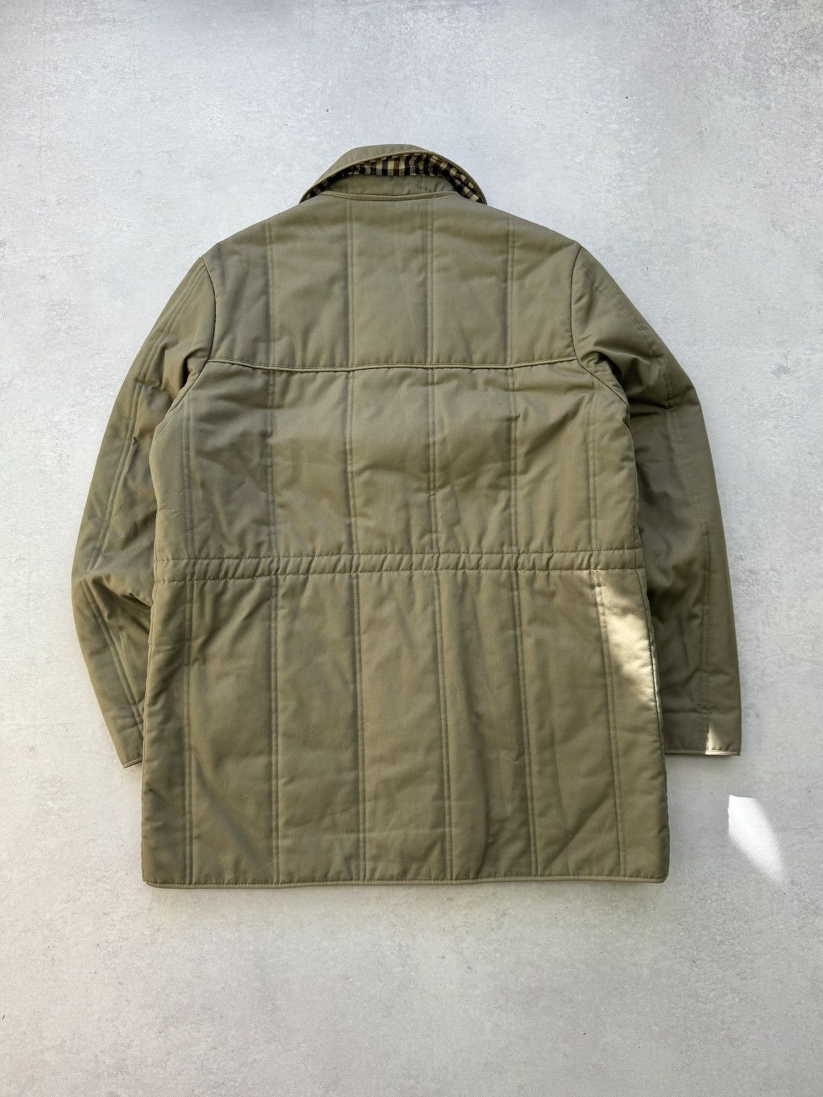 Aquascutum Aquascutum Quilted Short Coat Green Vintage Size US XL / EU 56 / 4 - 11 Thumbnail