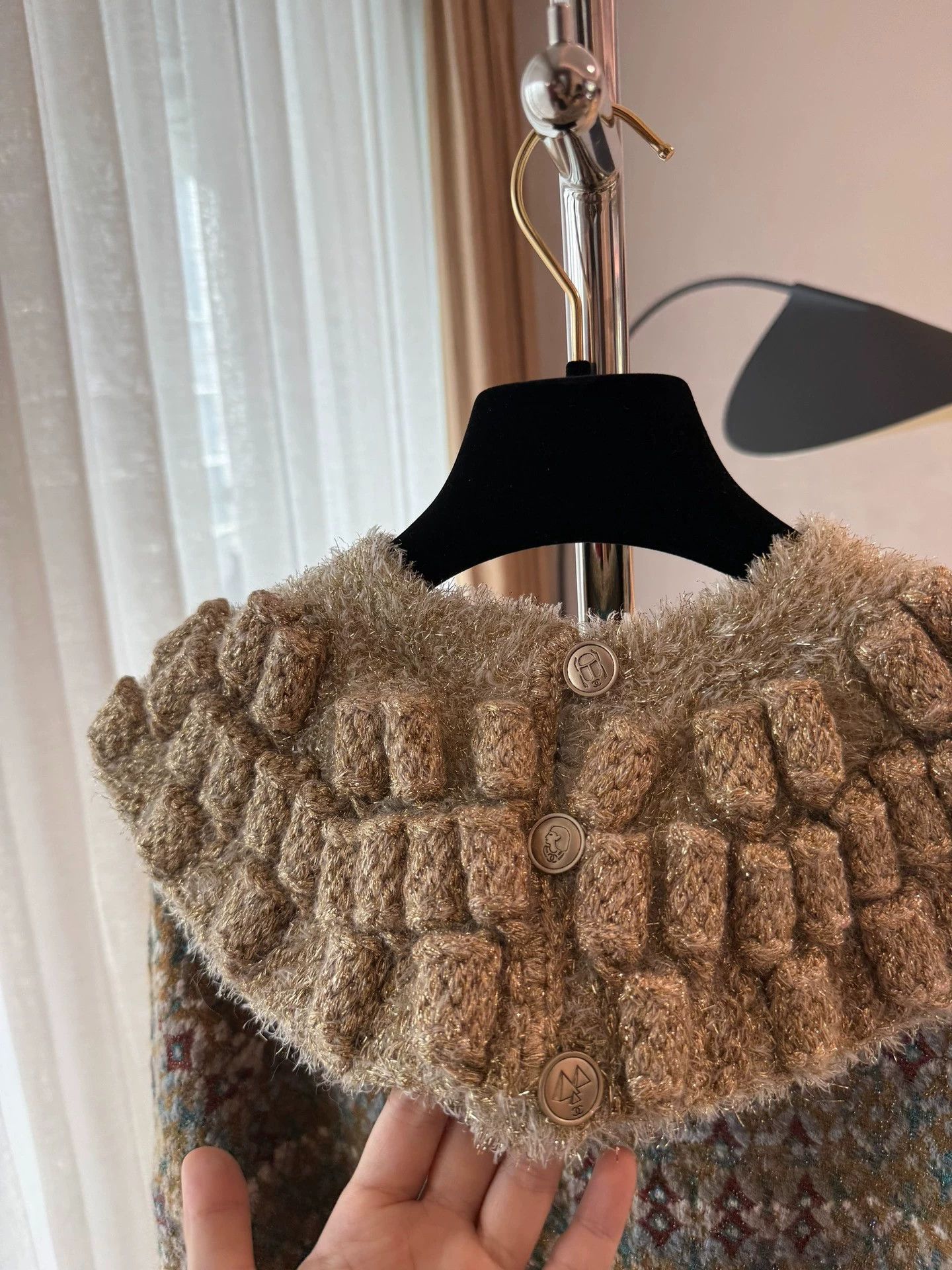 Chanel Chanel Egyptian Sweater S38 Rare Removable Collar Size S / US 4 / IT 40 - 7 Thumbnail