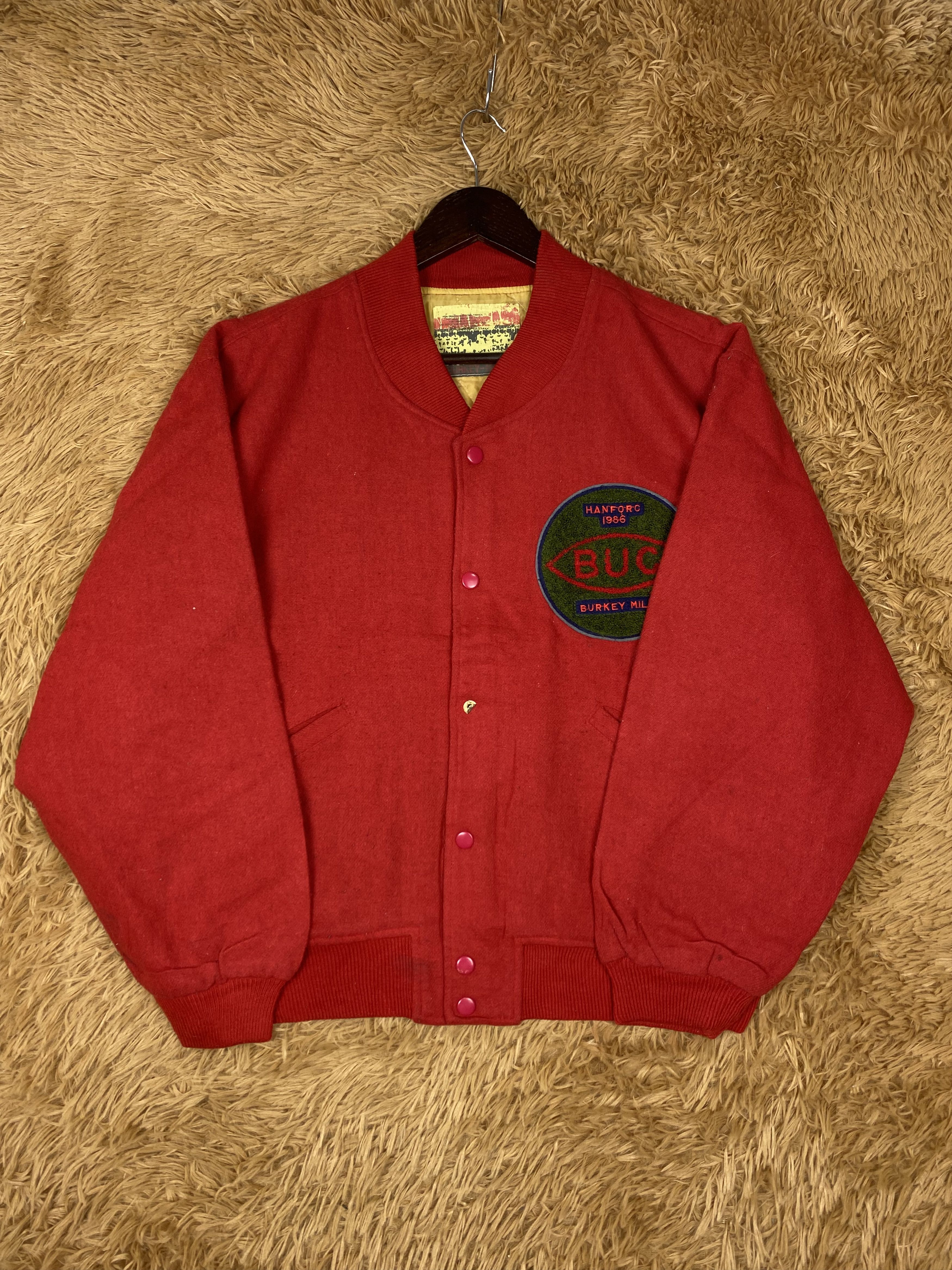 Vintage Vintage Burkey Hills Varsity Jacket DJ0311 Size US L / EU 52-54 / 3 - 5 Thumbnail