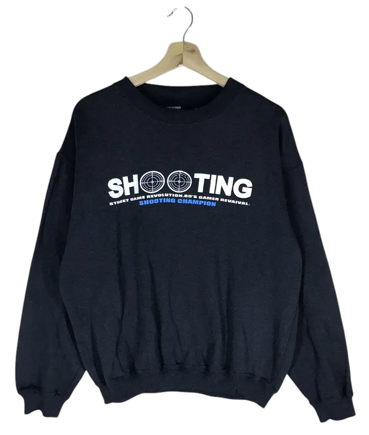 Vintage Vintage Shooting Street Game Revolution Sweatshirts Size US L / EU 52-54 / 3 - 1 Thumbnail