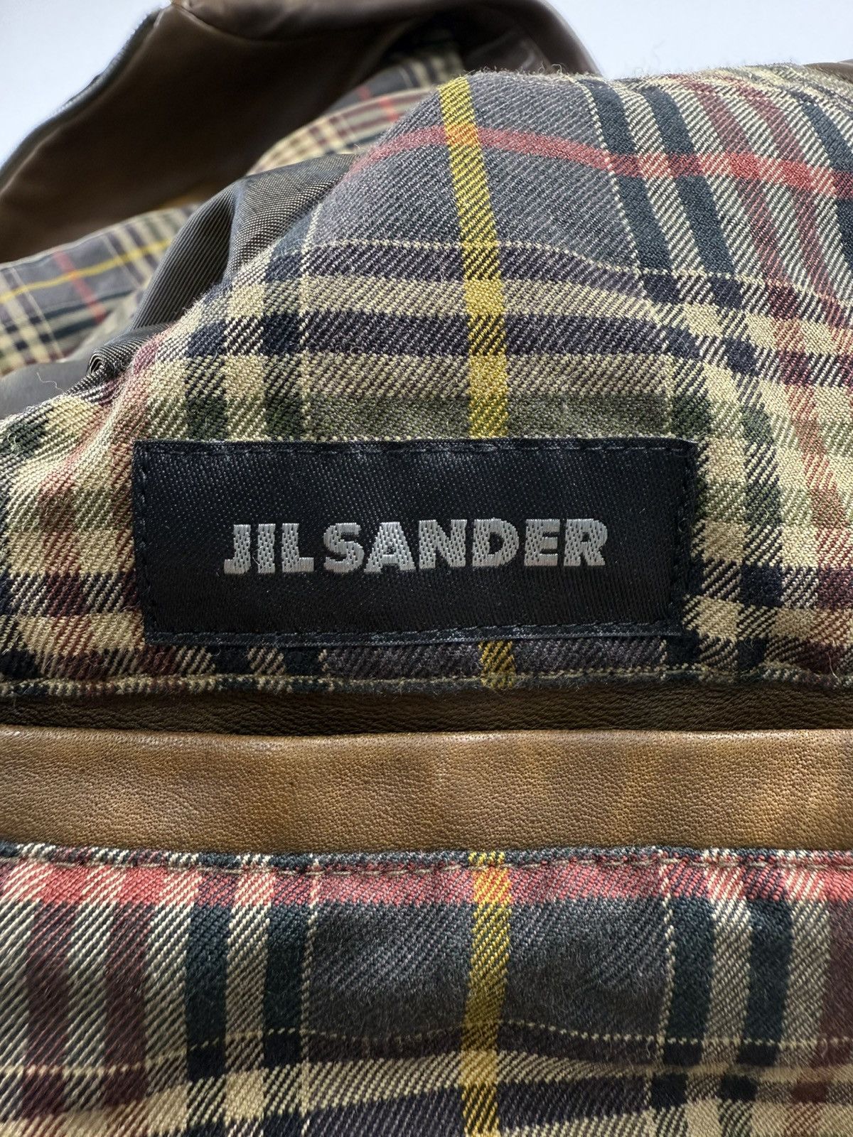 JIL SANDER by Raf simons 09aw レザージャケット Jil Sander By Raf Simons Leather Jacket SS 2012 – Vintage TTS