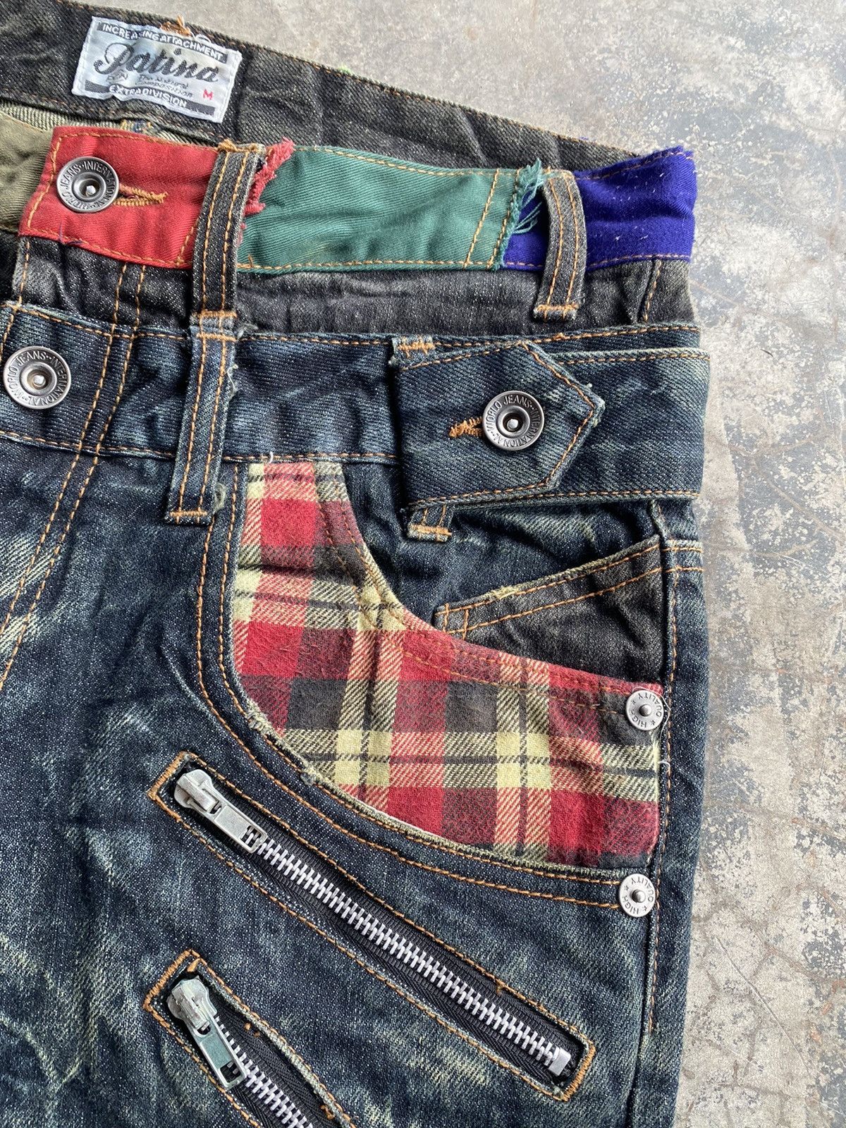 Tornado Mart Japanese Patina Bondage Mud Rusty Lightning Distressed Jeans Size US 30 / EU 46 - 20 Thumbnail