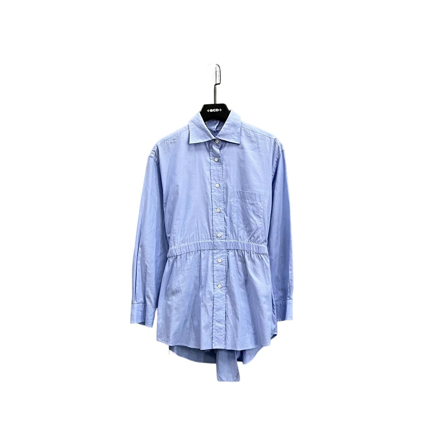 Prada Prada Blue Collared Button Up Shirt Size 40 Size S / US 4 / IT 40 - 1 Thumbnail