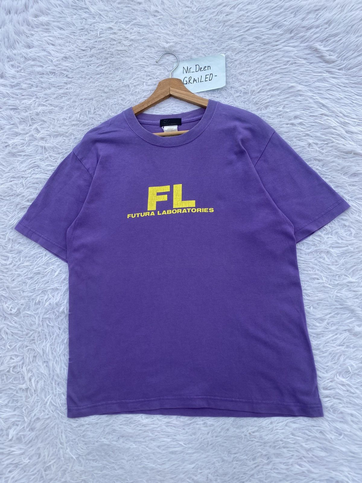 Futura Rare Vintage Futura Laboratories FL Purple Tshirt Size US M / EU 48-50 / 2 - 4 Thumbnail