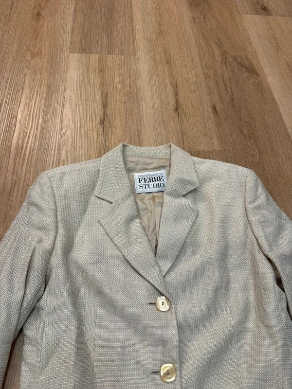 Gianfranco Ferre Gianfranco Ferre Studio Vintage 90s Italy Viscose Blazer L Size L / US 10 / IT 46 - 6 Thumbnail