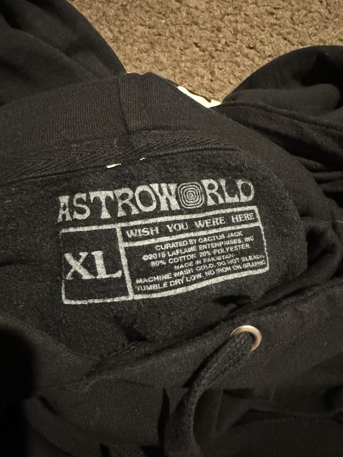 Travis Scott Travis Scott Astroworld Logo Hoodie Size US XL / EU 56 / 4 - 3 Thumbnail