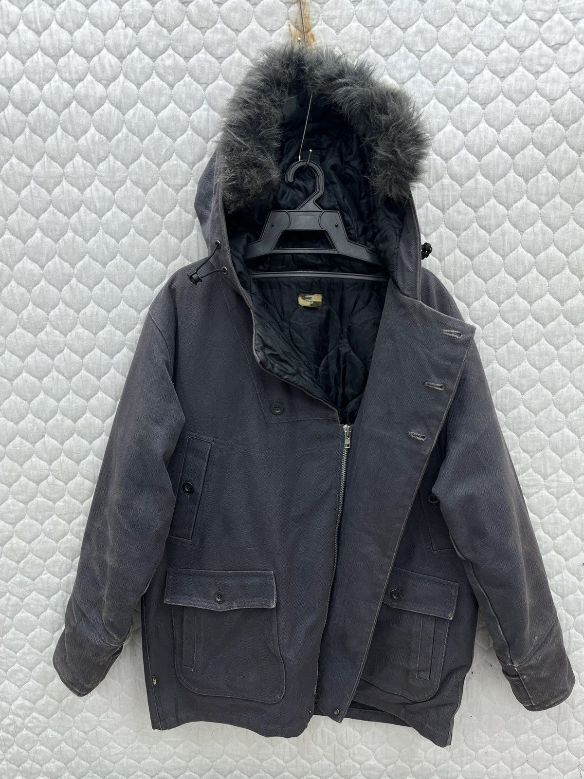 If Six Was Nine 🔥🔥🔥ARCHIVE VTG FRESHJIVE HOODIE FUR JACKET Size US L / EU 52-54 / 3 - 2 Thumbnail