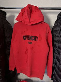 Givenchy Distressed Hoodie Grailed