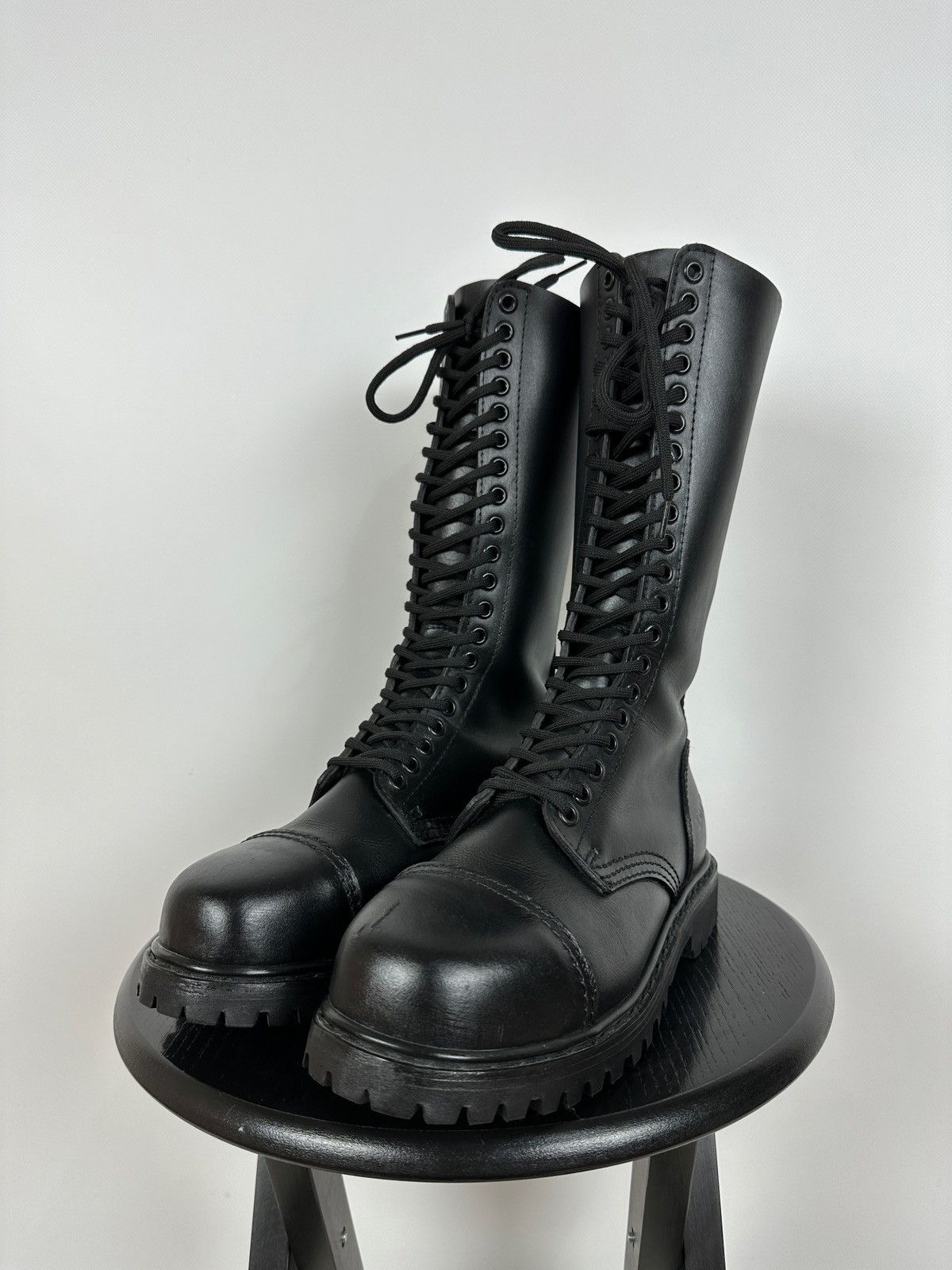 Vintage Vintage Undercover High Leather Steel Toe England Boots Size US 7.5 / EU 40-41 - 7 Thumbnail