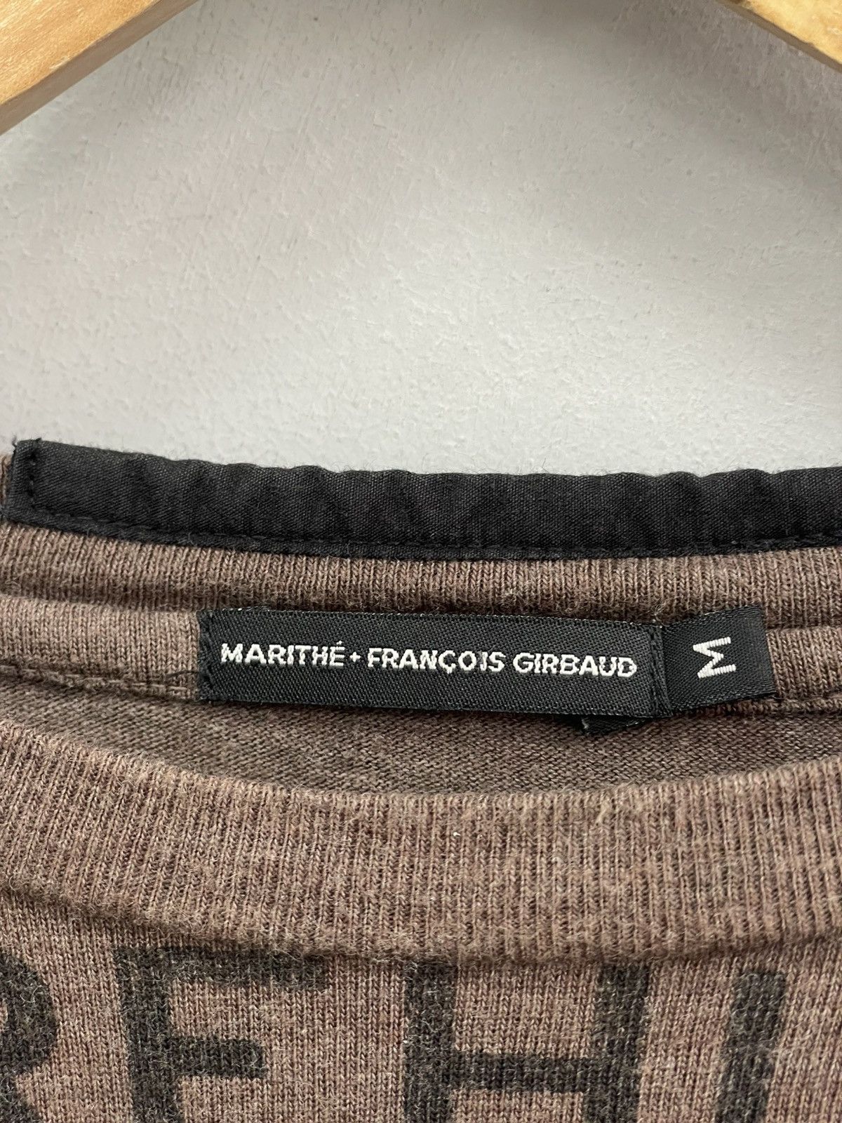 Marithe + Francois Girbaud Rare Marithe Francois Girbaud Monogram long sleeve tee Size US M / EU 48-50 / 2 - 4 Thumbnail