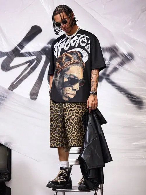 Jean Hirohata x Ema VIntage Leopard Print shorts TRAP Size US 32 / EU 48 - 6 Thumbnail