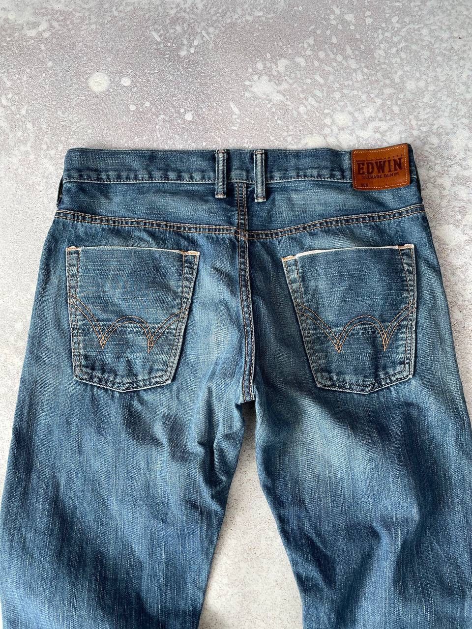 Edwin × Japanese Brand × Vintage Vintage EDWIN Made In Japan Selvage Denim SK505 Pants Y2K Size US 33 - 2 Thumbnail