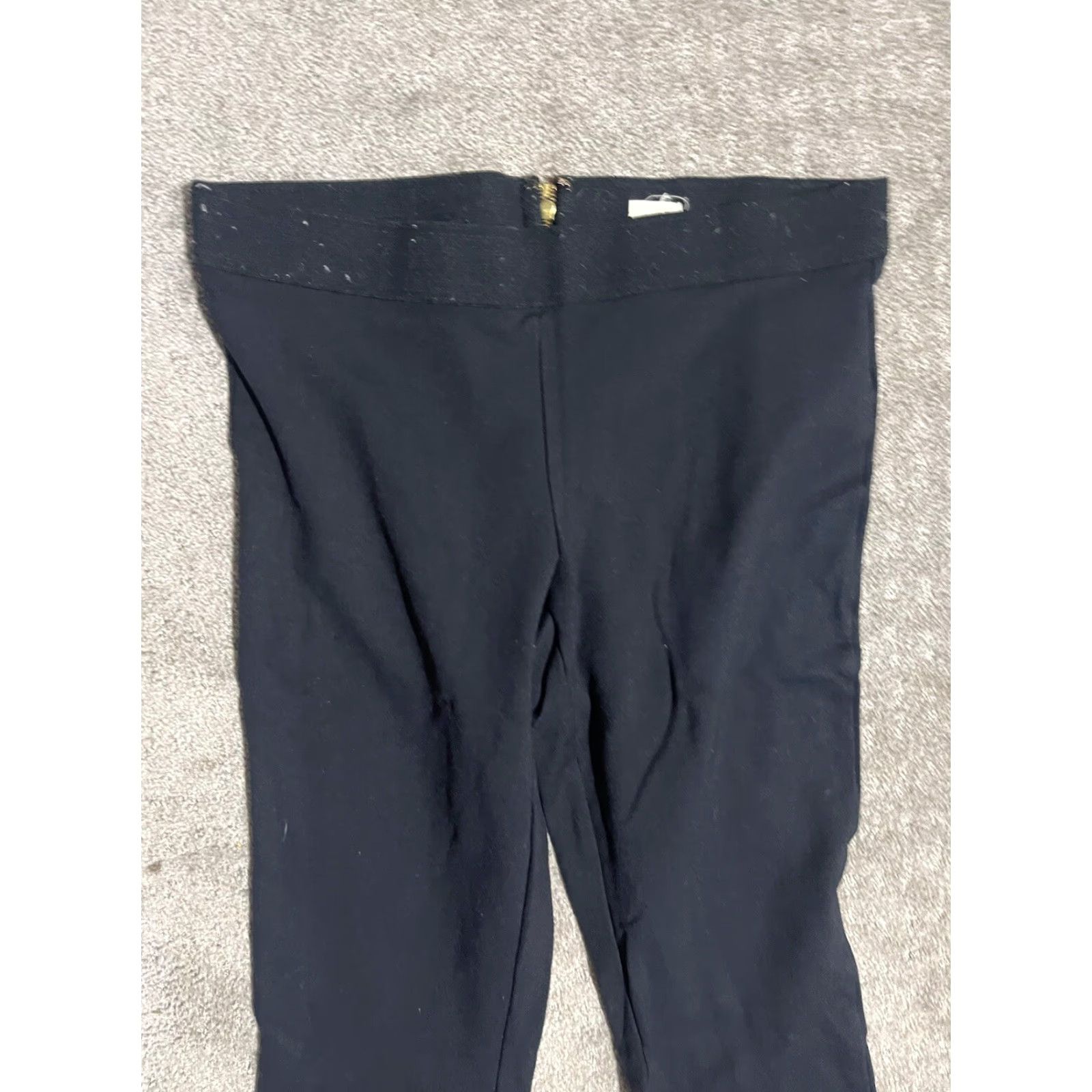 J.Crew J. Crew Pants Womens 6 Regular Black Elastic Waist Zipper Stretch Legging Size 28" / US 6 / IT 42 - 2 Thumbnail
