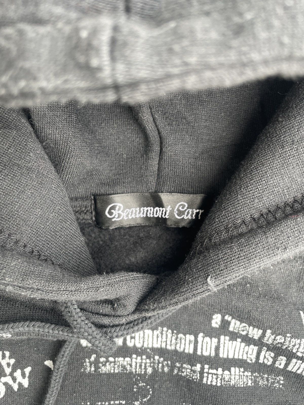 Japanese Brand 2000s japanese beaumont carr poem hoodie archive punk vkei Size US M / EU 48-50 / 2 - 3 Thumbnail