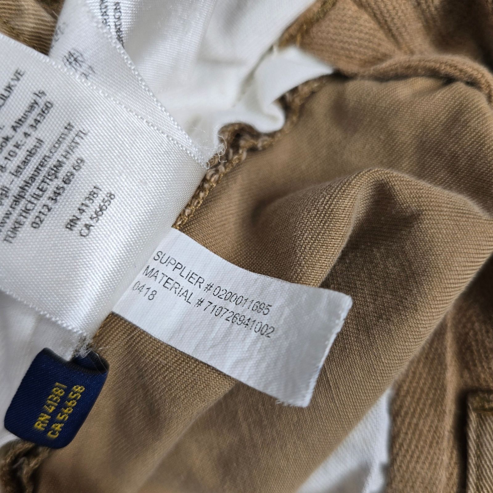 Polo Ralph Lauren Polo Ralph Lauren Relaxed Fit Tan Khaki Cargo Shorts Size 33 Size US 33 - 8 Thumbnail
