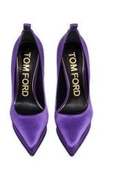 Tom Ford o1loc1c0924 W3279 Platform Pumps in Purple Size US 9.5 / IT 39.5 - 3 Thumbnail