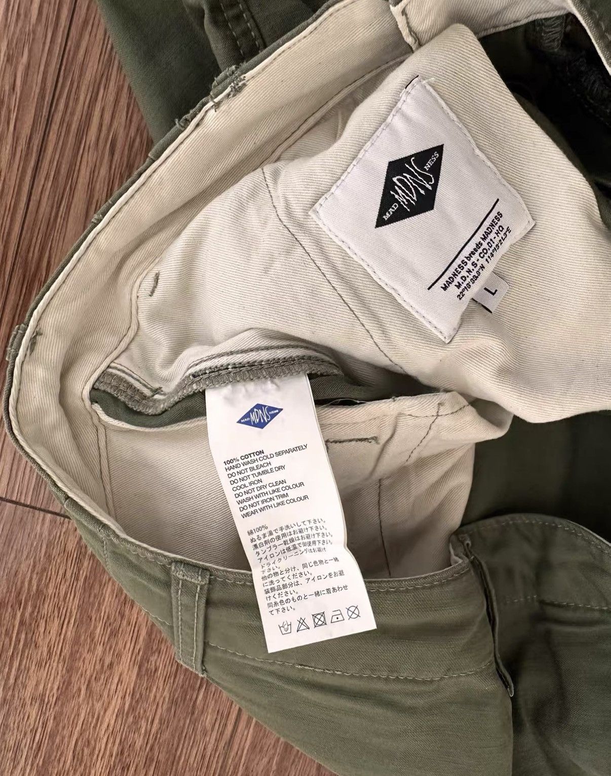 Madness MADNESS WASHED CHINO PANTS Casual pants Size US 36 / EU 52 - 3 Thumbnail
