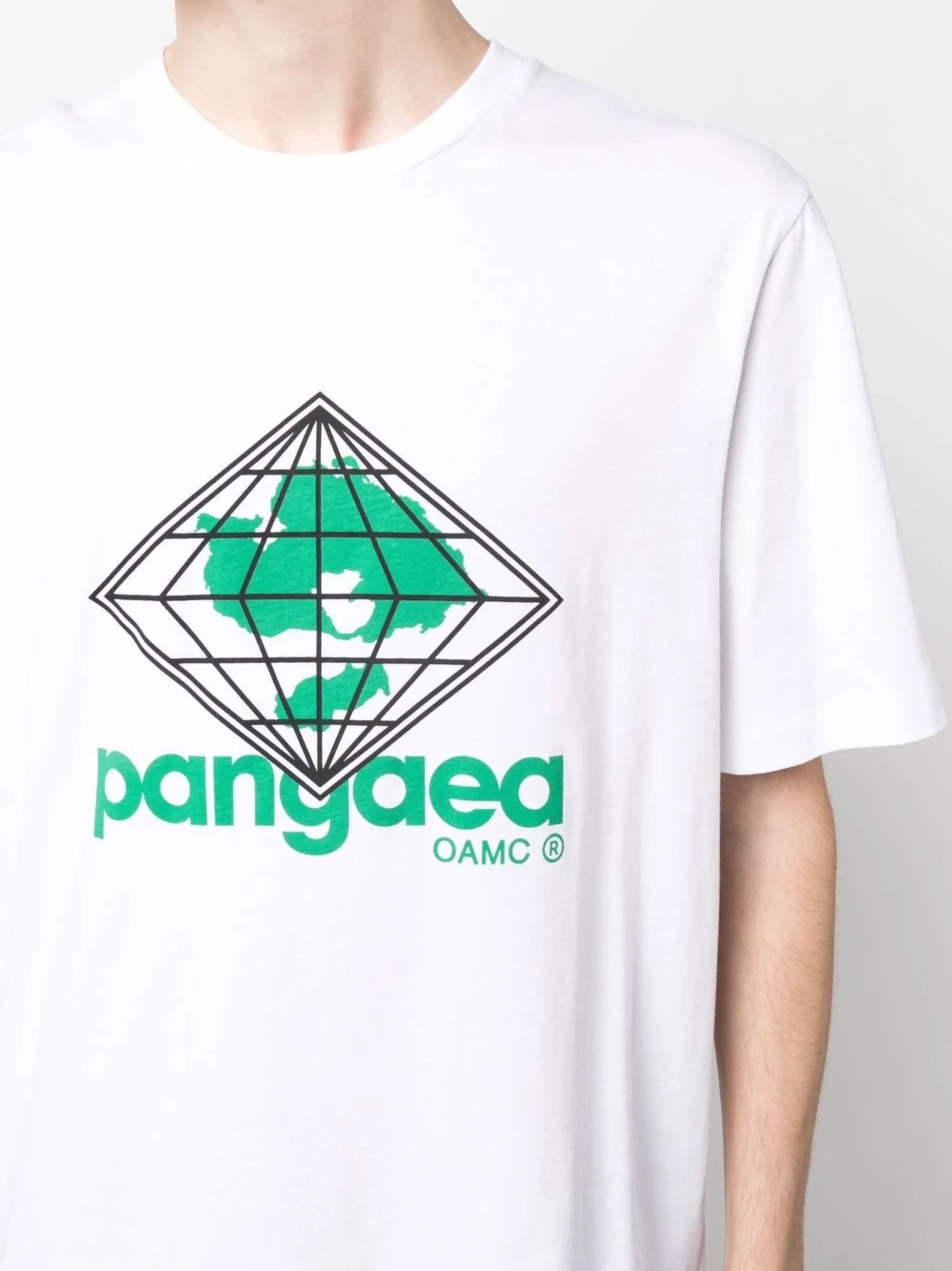 OAMC o1y0225 Logo Crewneck T-Shirt in White Size US S / EU 44-46 / 1 - 2 Thumbnail