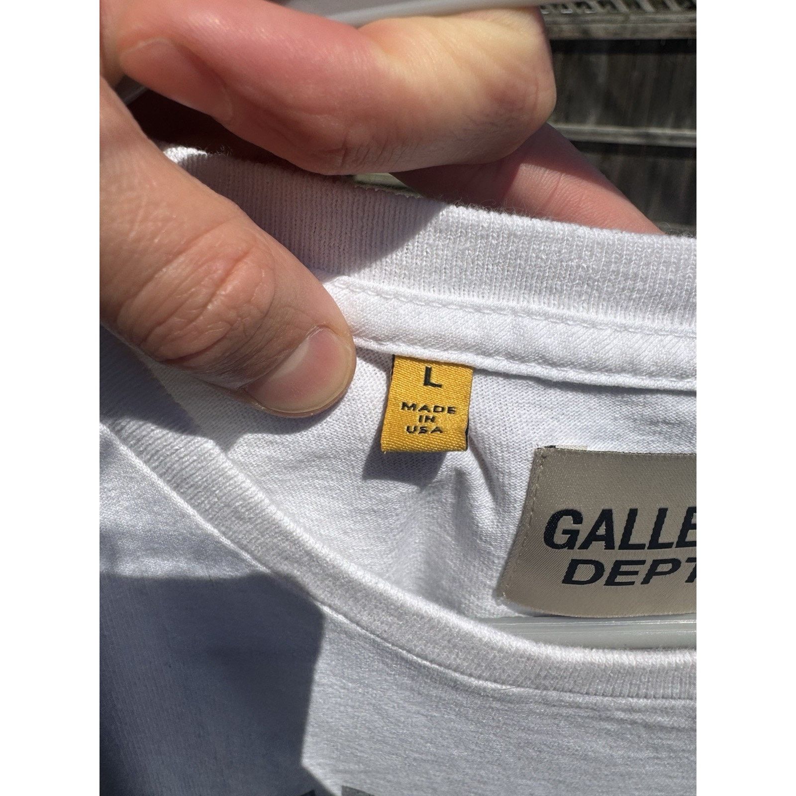 Gallery Dept. Gallery Dept Shirt Everything Must Go White Shirt Mens Large Size US L / EU 52-54 / 3 - 7 Thumbnail