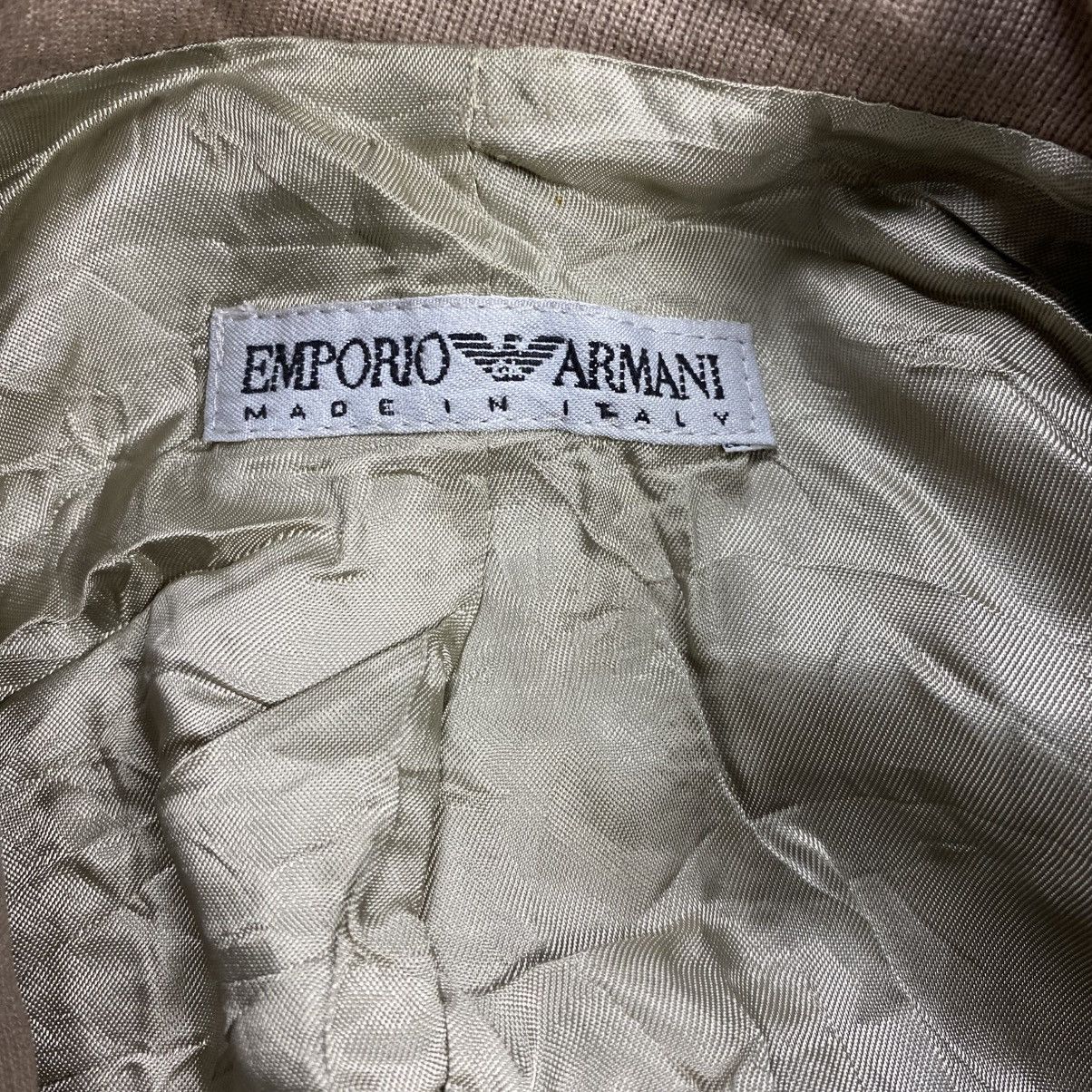 Emporio Armani Vintage Emporio Armani asymmetrical bikers jacket Size M / US 6-8 / IT 42-44 - 10 Thumbnail