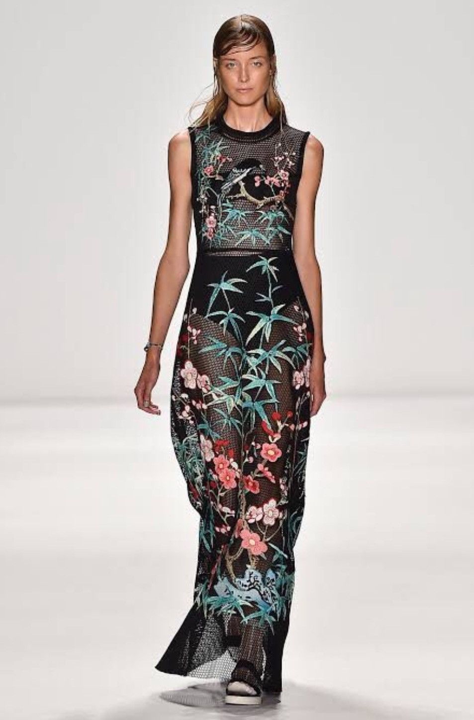 VIVIENNE TAM-SPRING 2015 FLORAL DRESS