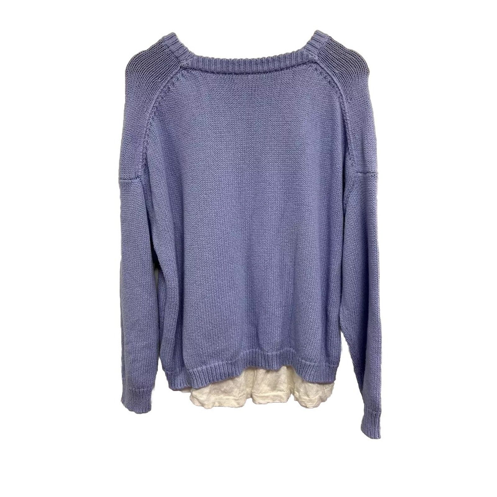 Brochu Walker BROCHU WALKER Cashmere Corbin Looker Layered Top L A000481 Size L / US 10 / IT 46 - 7 Thumbnail
